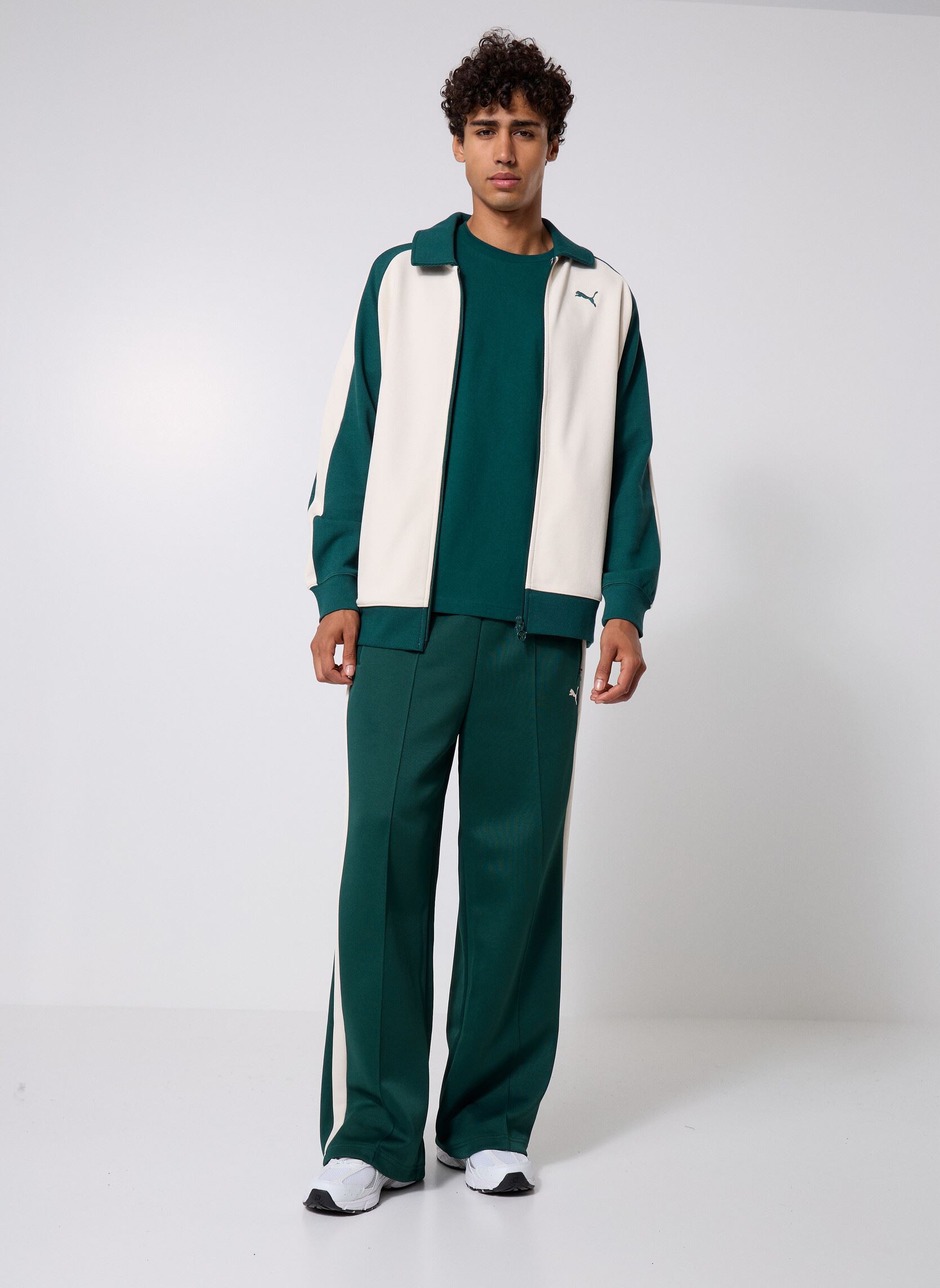 Vestes de survêtement T7 Relaxed Wing Collar Jacquard Track Ja homme bleu Puma Vestes de survêtement T7 Relaxed Wing Collar Jacquard Track Ja homme bleu Alpine Snow-Gre