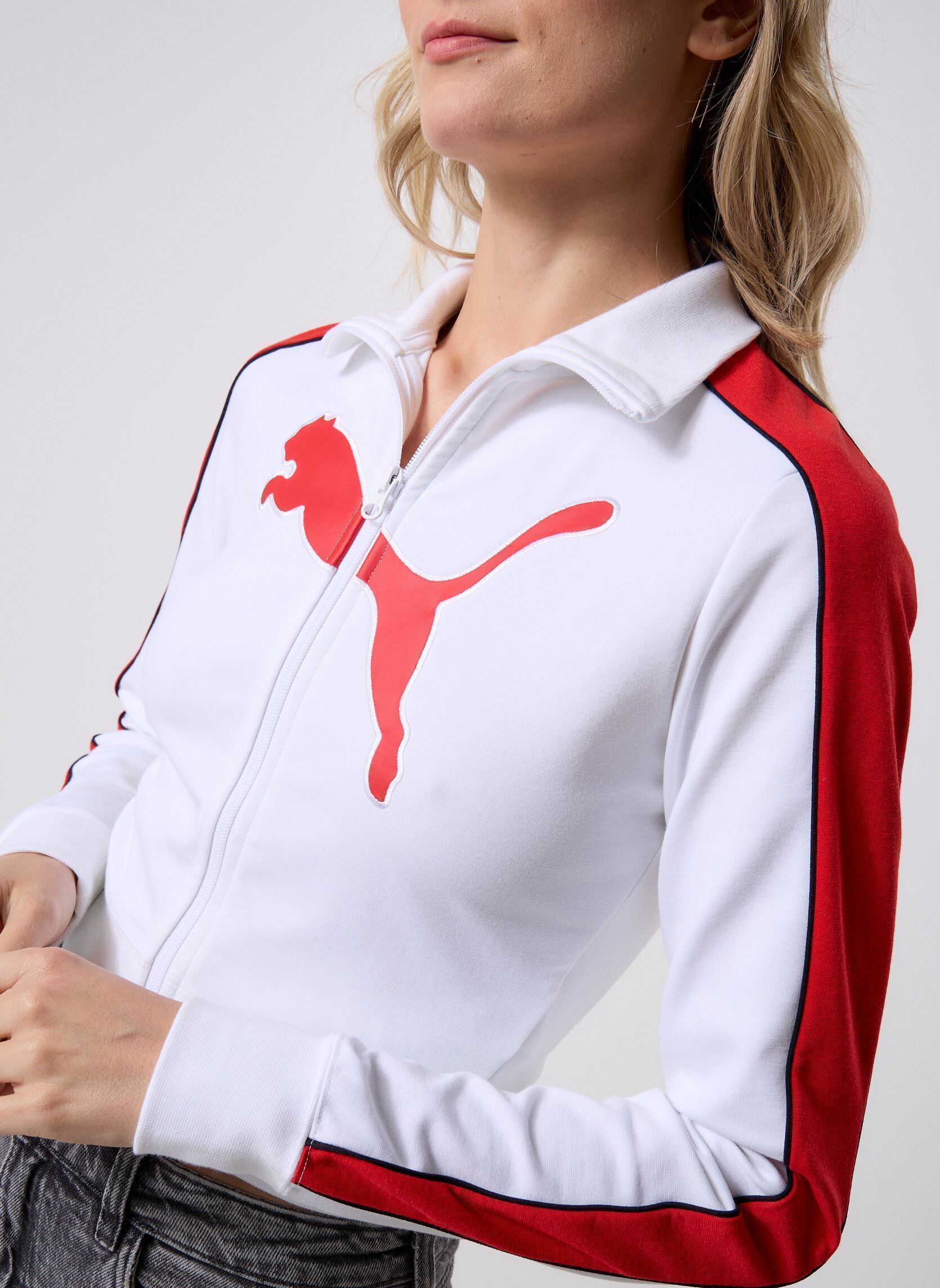 Vestes de survêtement Future.Puma.Archive T7 Slim Cropped Trac femme blanc Puma Vestes de survêtement Future.Puma.Archive T7 Slim Cropped Trac femme blanc PUMA WHITE-FOR A