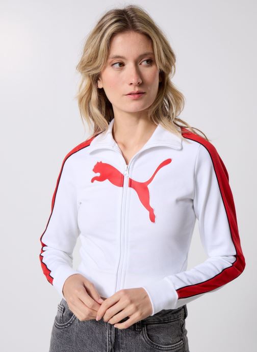 Puma Vestes de survêtement Future.Puma.Archive T7 Slim Cropped Trac femme blanc