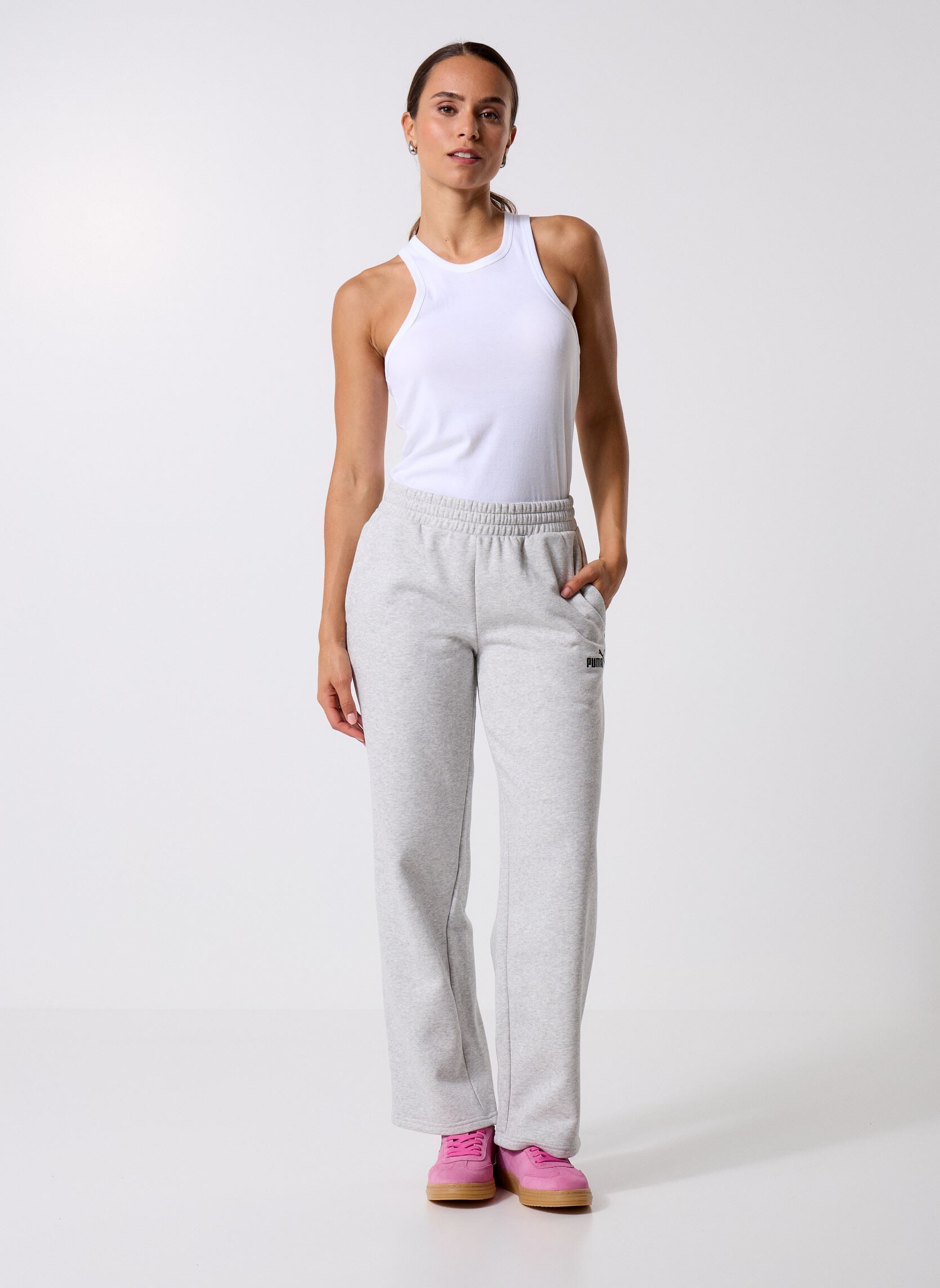 Jogginghosen Ess Small No. 1 Logo Comfort Straight Pa damen grau Puma Jogginghosen Ess Small No. 1 Logo Comfort Straight Pa damen grau LIGHT GRAY HEAT