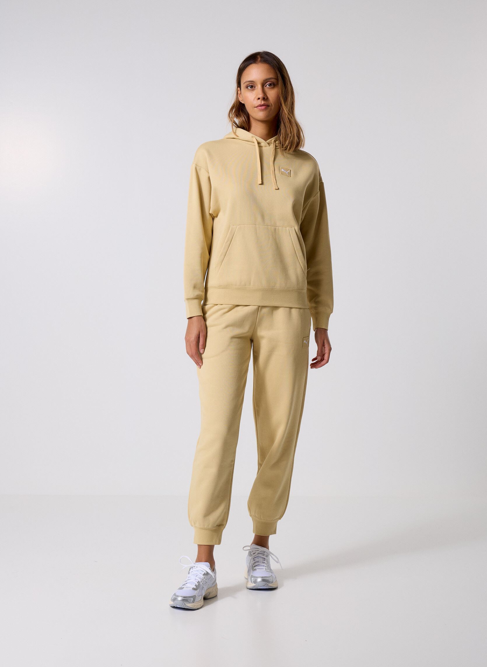 Ensembles / Sets Loungewear Sweat Suit Comfort Fl Cl damen braun Puma Ensembles / Sets Loungewear Sweat Suit Comfort Fl Cl damen braun Pebble Path