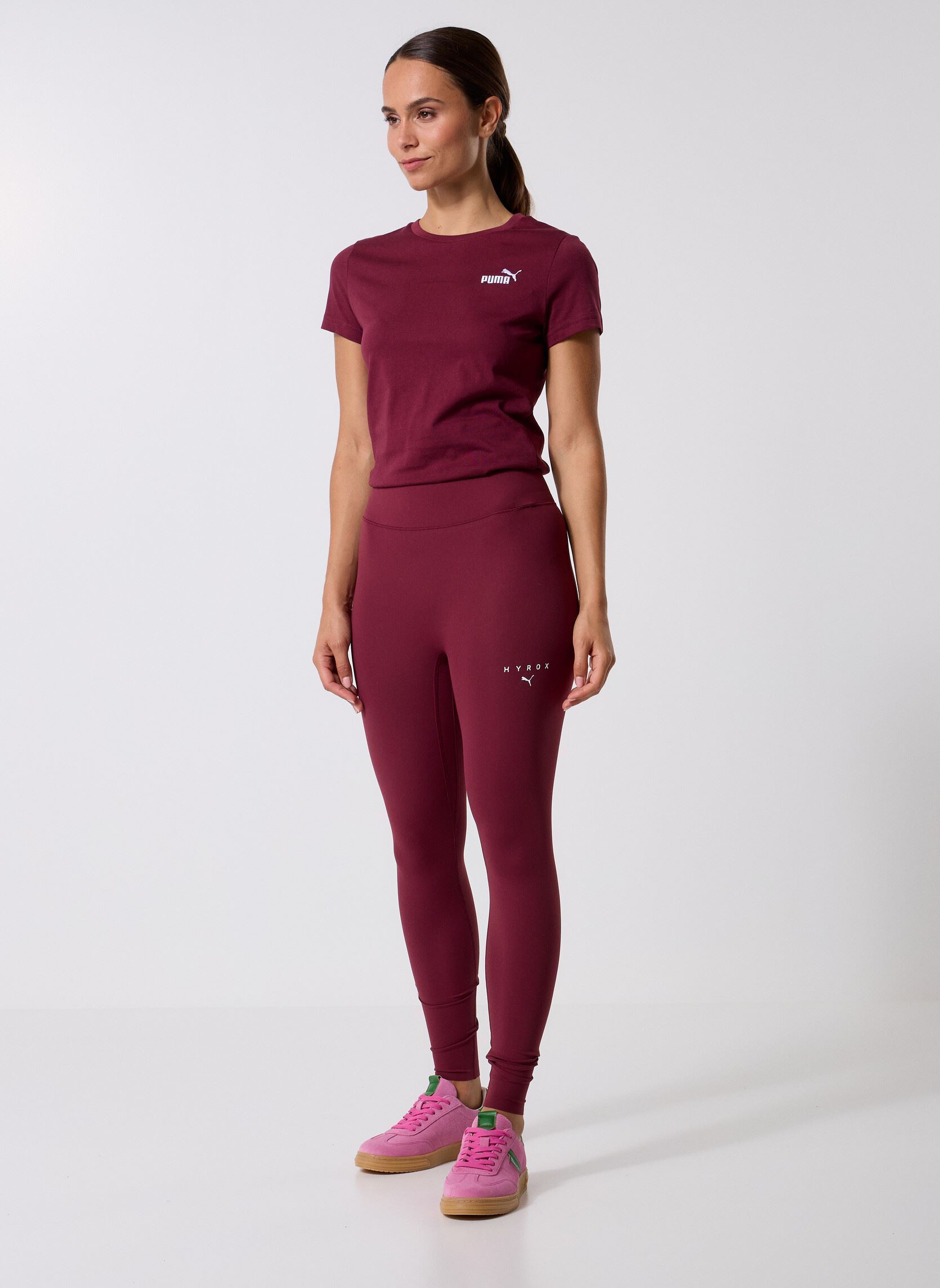 Leggings W Puma X Hyrox Shapeluxe 7/8 Tight femme bordeaux Puma Leggings W Puma X Hyrox Shapeluxe 7/8 Tight femme bordeaux Ruby Shimmer