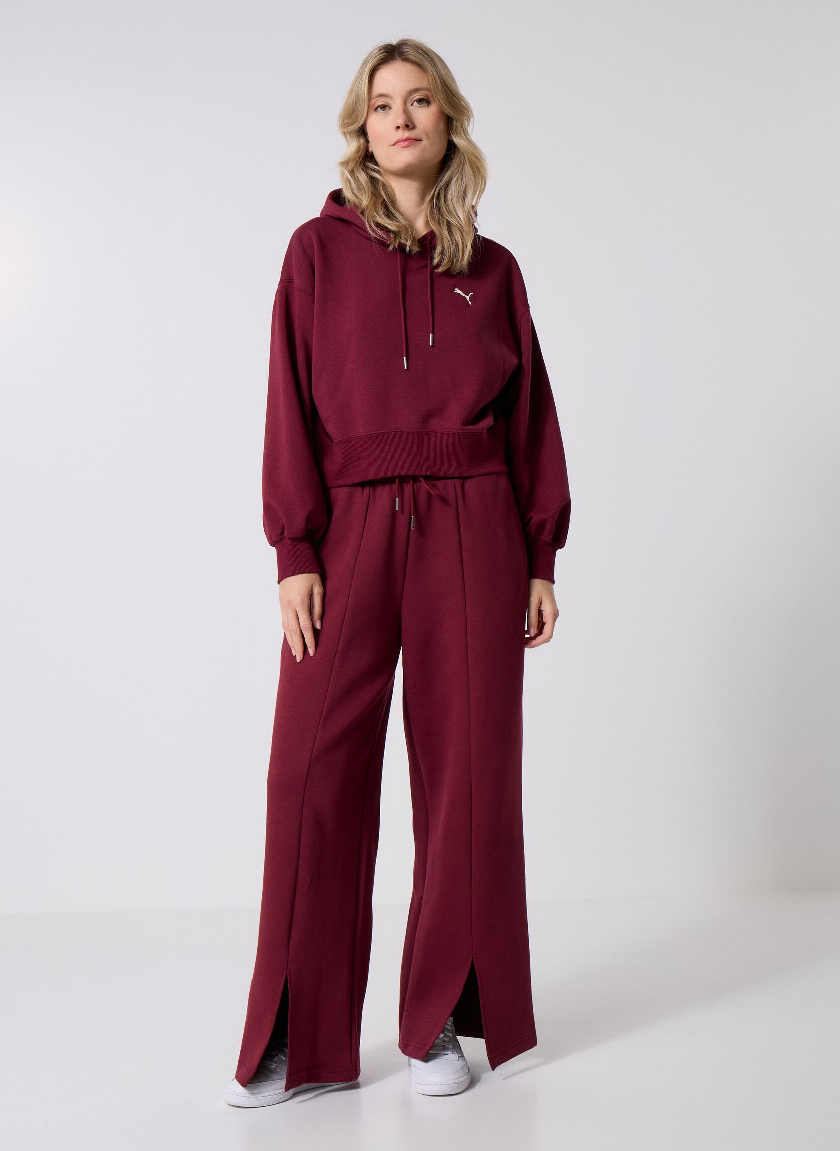 Wijde broeken Wardrobe Ess Relaxed Pants Dk dames bordeaux Puma Wijde broeken Wardrobe Ess Relaxed Pants Dk dames bordeaux RUBY SHIMMER
