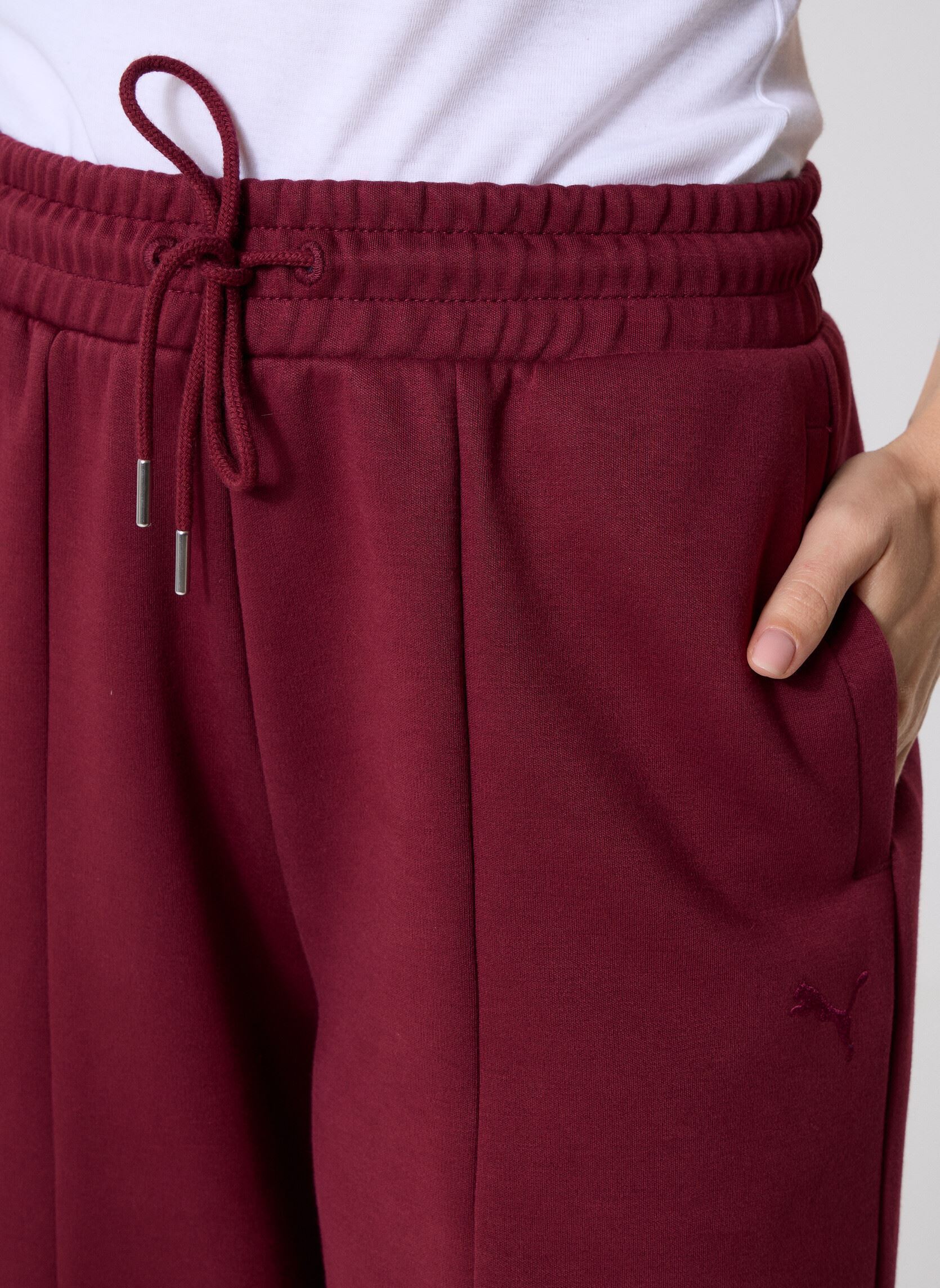 Wijde broeken Wardrobe Ess Relaxed Pants Dk dames bordeaux Puma Wijde broeken Wardrobe Ess Relaxed Pants Dk dames bordeaux RUBY SHIMMER