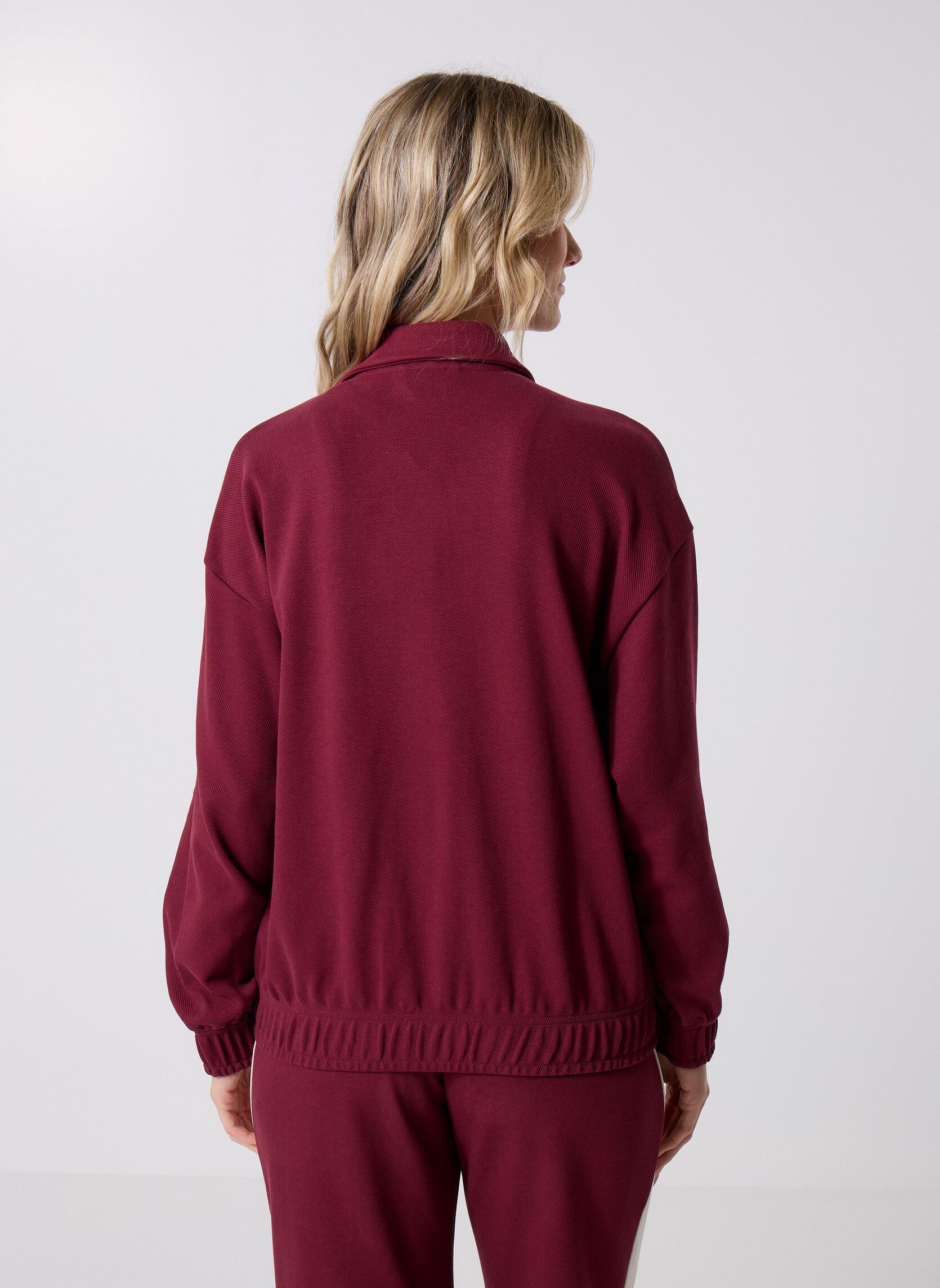 Vestes de survêtement T7 Relaxed Track Jacket femme bordeaux Puma Vestes de survêtement T7 Relaxed Track Jacket femme bordeaux Ruby Shimmer