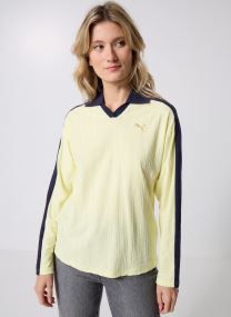 Langarm-T-Shirts T7 Relaxed Long Sleeve Polo damen gelb Puma Langarm-T-Shirts T7 Relaxed Long Sleeve Polo damen gelb Gold Moon