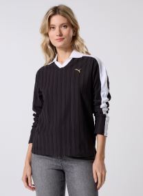 Langarm-T-Shirts T7 Relaxed Long Sleeve Polo damen gelb
