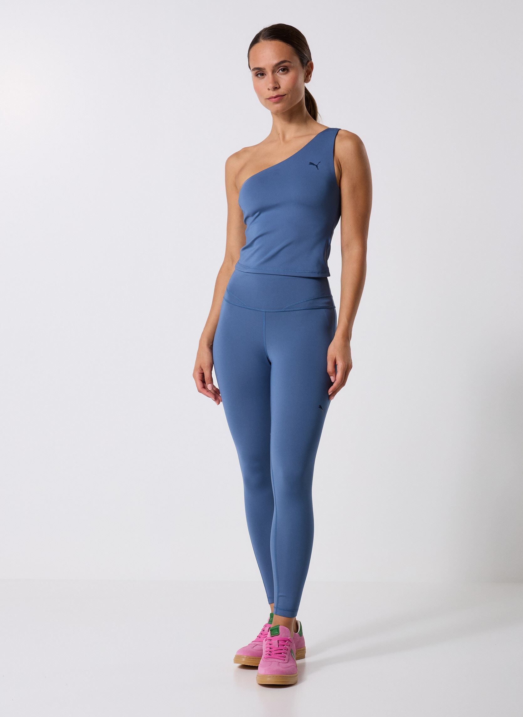 Sportbeha's W Pwrshape 2:1 Tank dames blauw Puma Sportbeha's W Pwrshape 2:1 Tank dames blauw Dark indigo