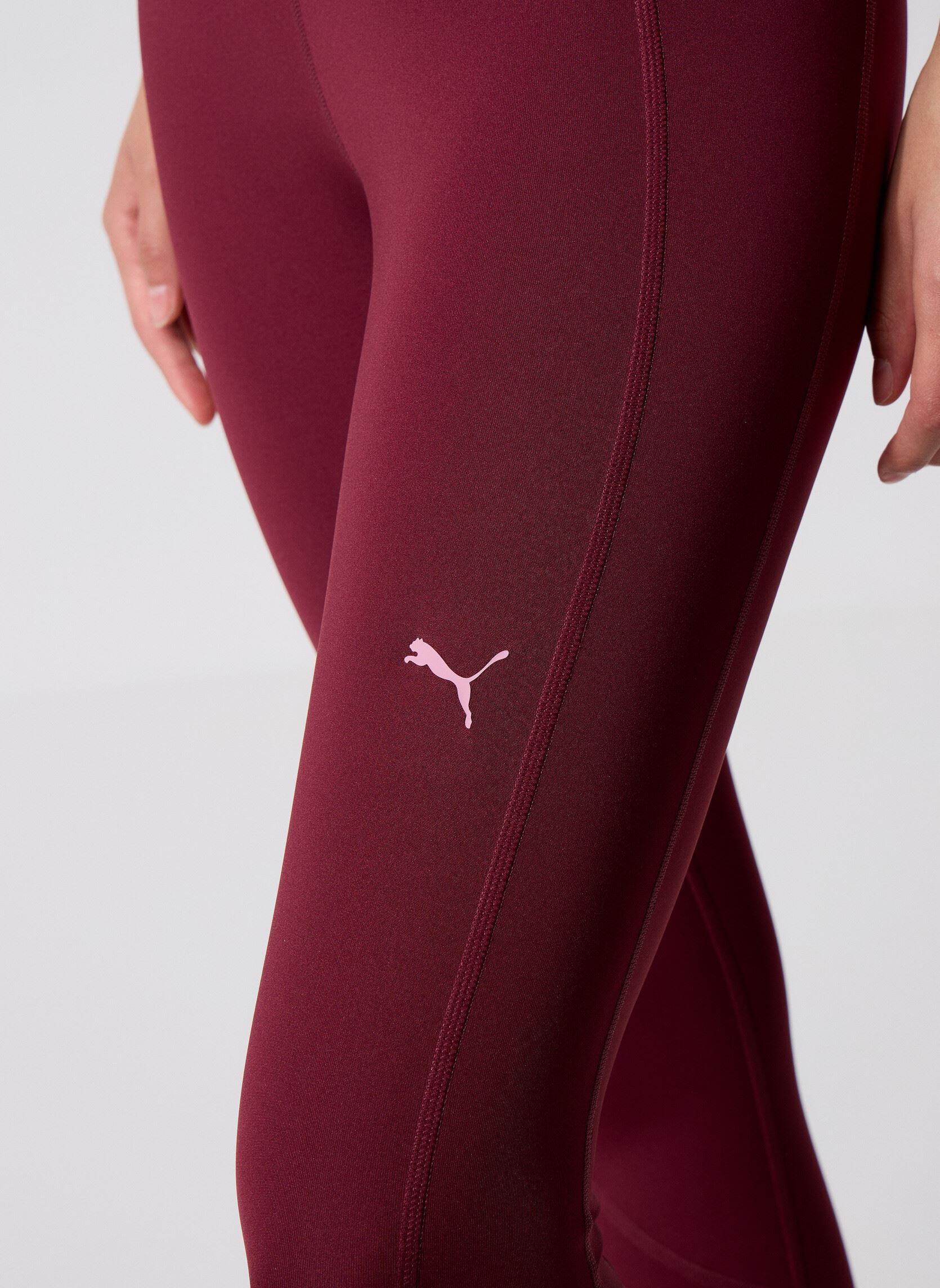 Leggings W Puma Strong Tight - Hw Fl dames bordeaux Puma Leggings W Puma Strong Tight - Hw Fl dames bordeaux Ruby Shimmer