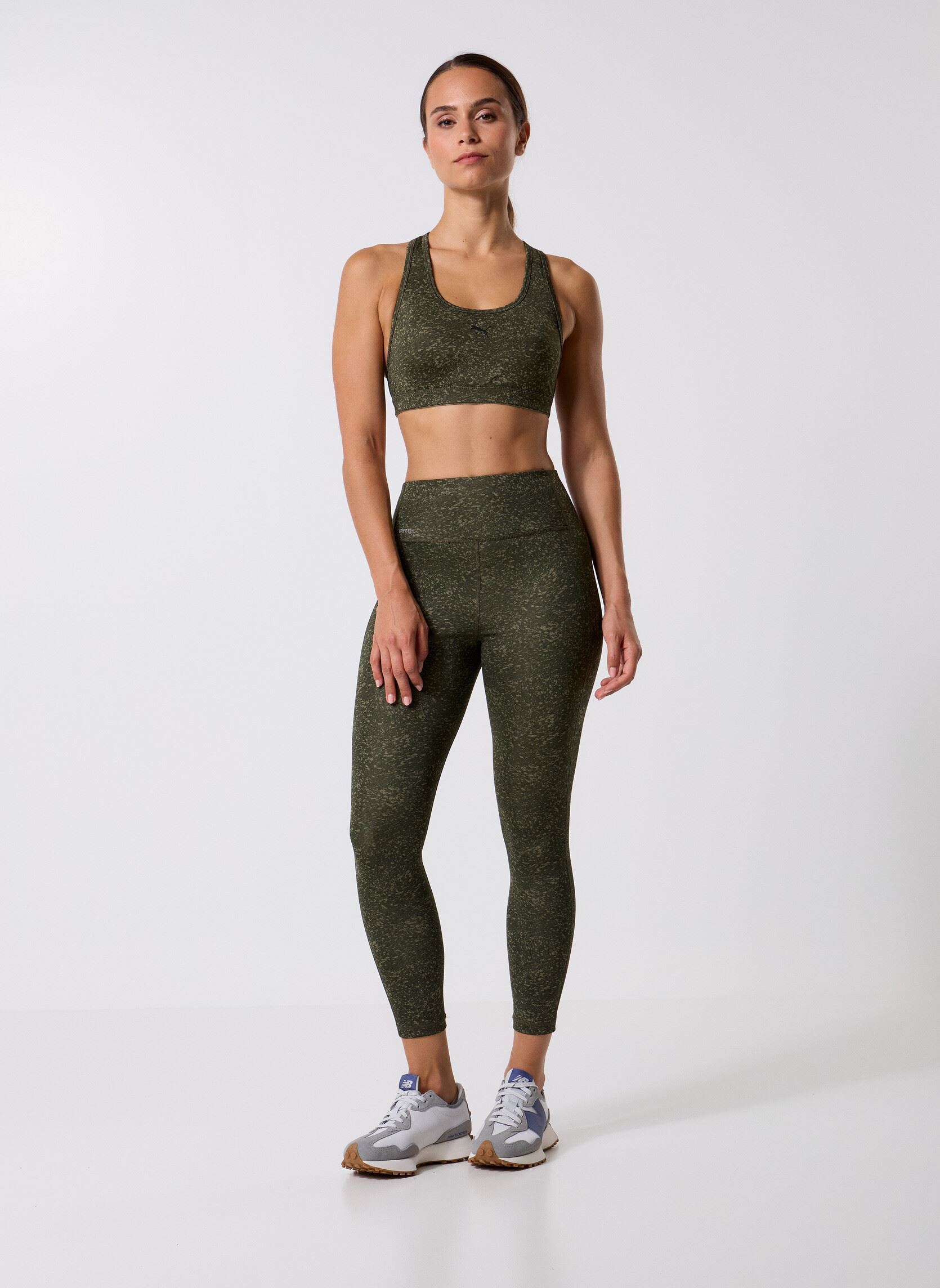 Leggings W Tad Essential Pebble Tight - Aop Hw 7/ femme vert Puma Leggings W Tad Essential Pebble Tight - Aop Hw 7/ femme vert Lux Army-Aw-0533