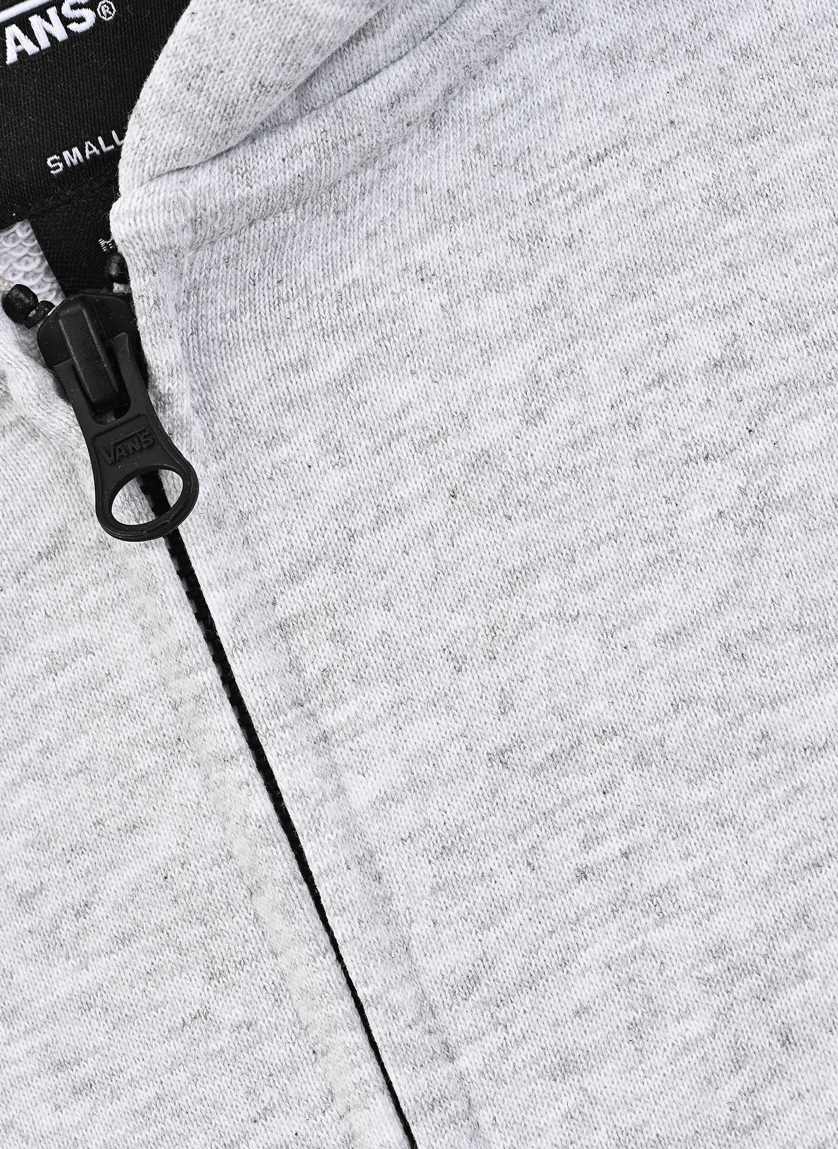 Felpe con zip BY BLOCKED BOX FZ HOODIE bambino grigio Vans Felpe con zip BY BLOCKED BOX FZ HOODIE bambino grigio LIGHT GREY HEAT