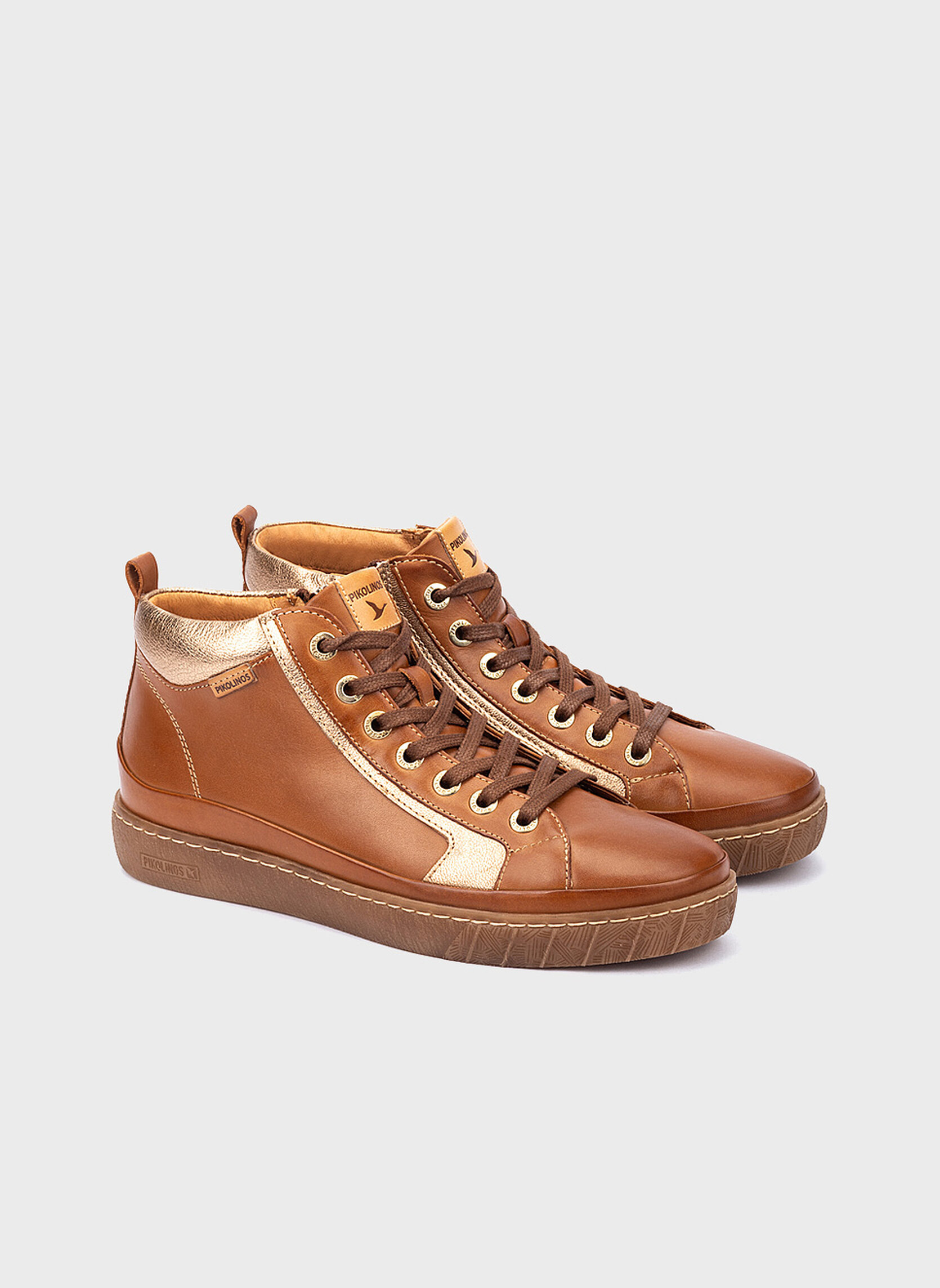 Baskets basses LANZAROTE femme marron Pikolinos Baskets basses LANZAROTE femme marron Cognac