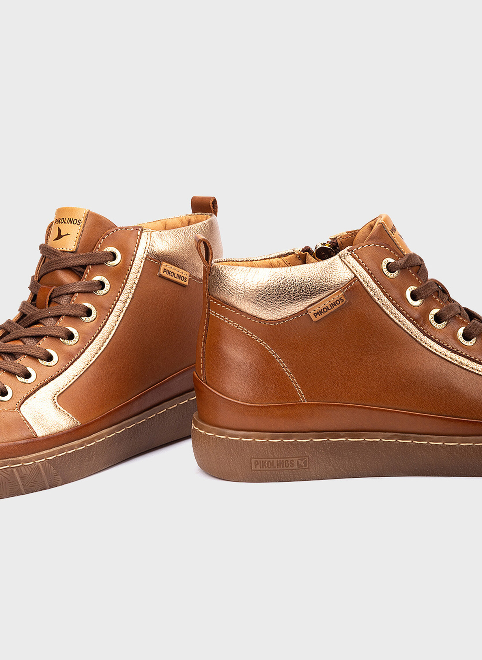 Baskets basses LANZAROTE femme marron Pikolinos Baskets basses LANZAROTE femme marron Cognac