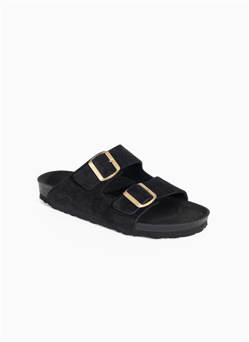 Bayton Mules en cuir suédé ATLAS femme noir