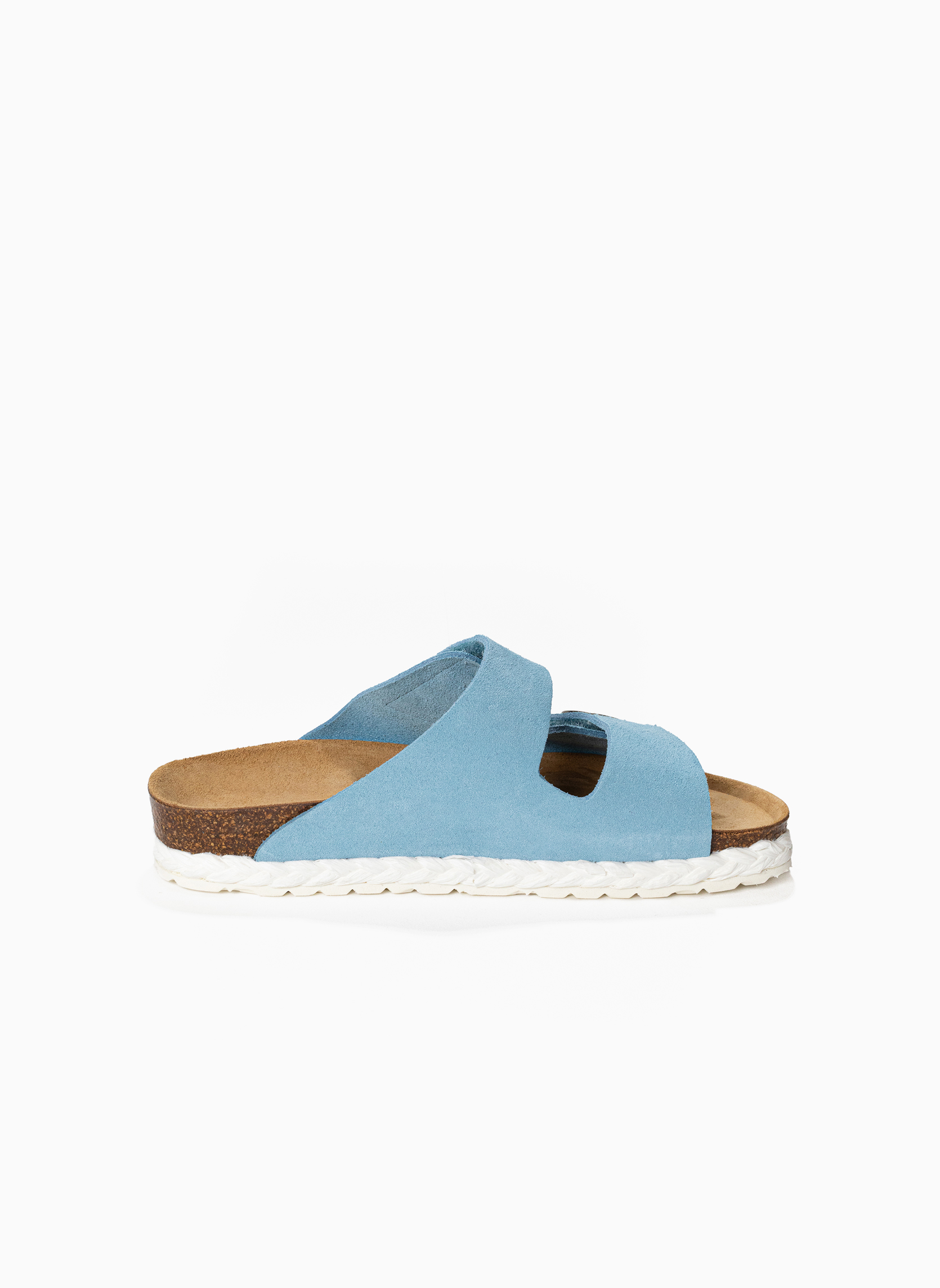 Mules en cuir suédé BELINDA femme bleu Bayton Mules en cuir suédé BELINDA femme bleu Bleu clair