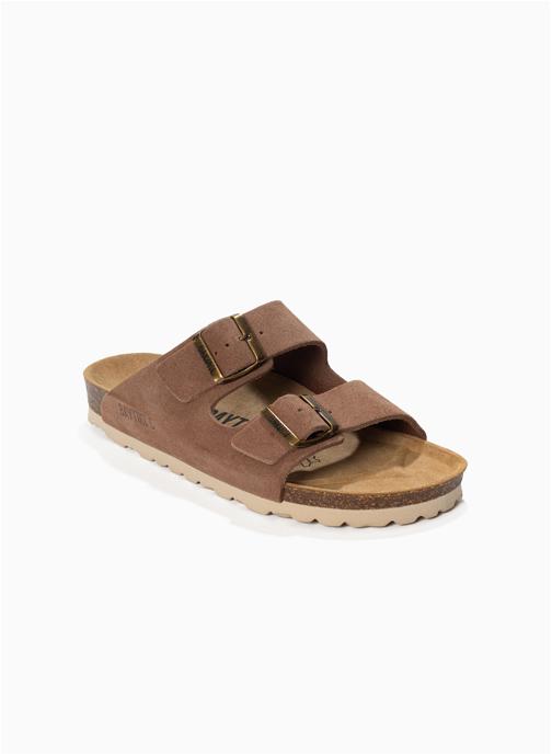 Bayton Mules en cuir suédé ATLAS femme beige