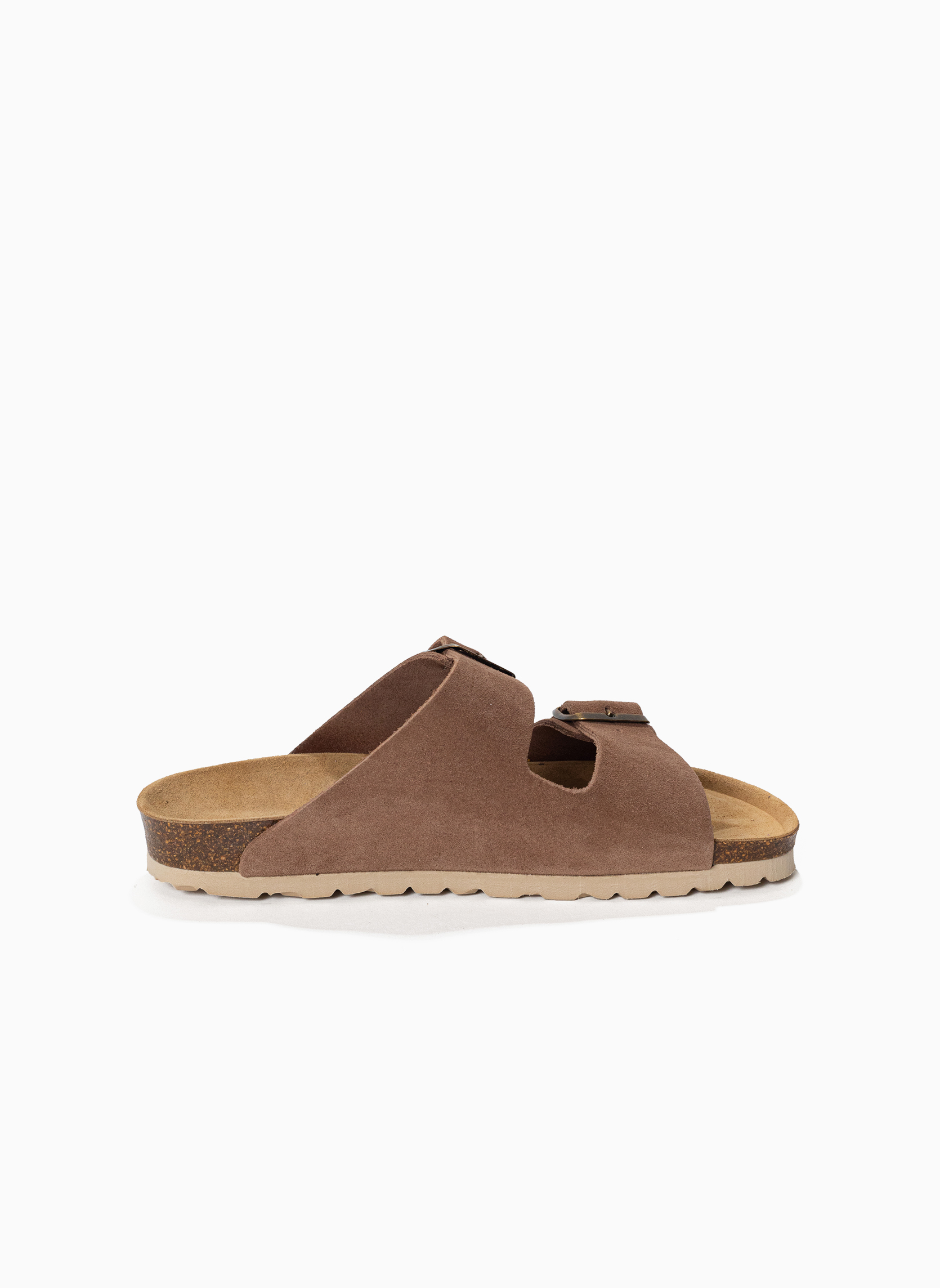 Mules en cuir suédé ATLAS femme beige Bayton Mules en cuir suédé ATLAS femme beige Beige