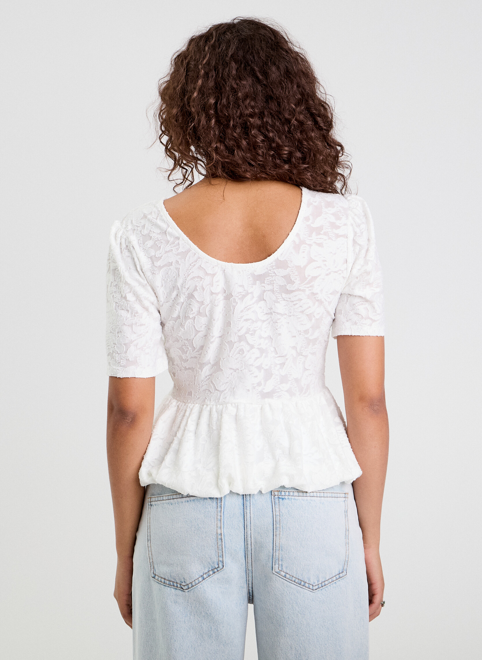 Tee-shirts KBLOPEP femme blanc Cache Cache Tee-shirts KBLOPEP femme blanc Blanc
