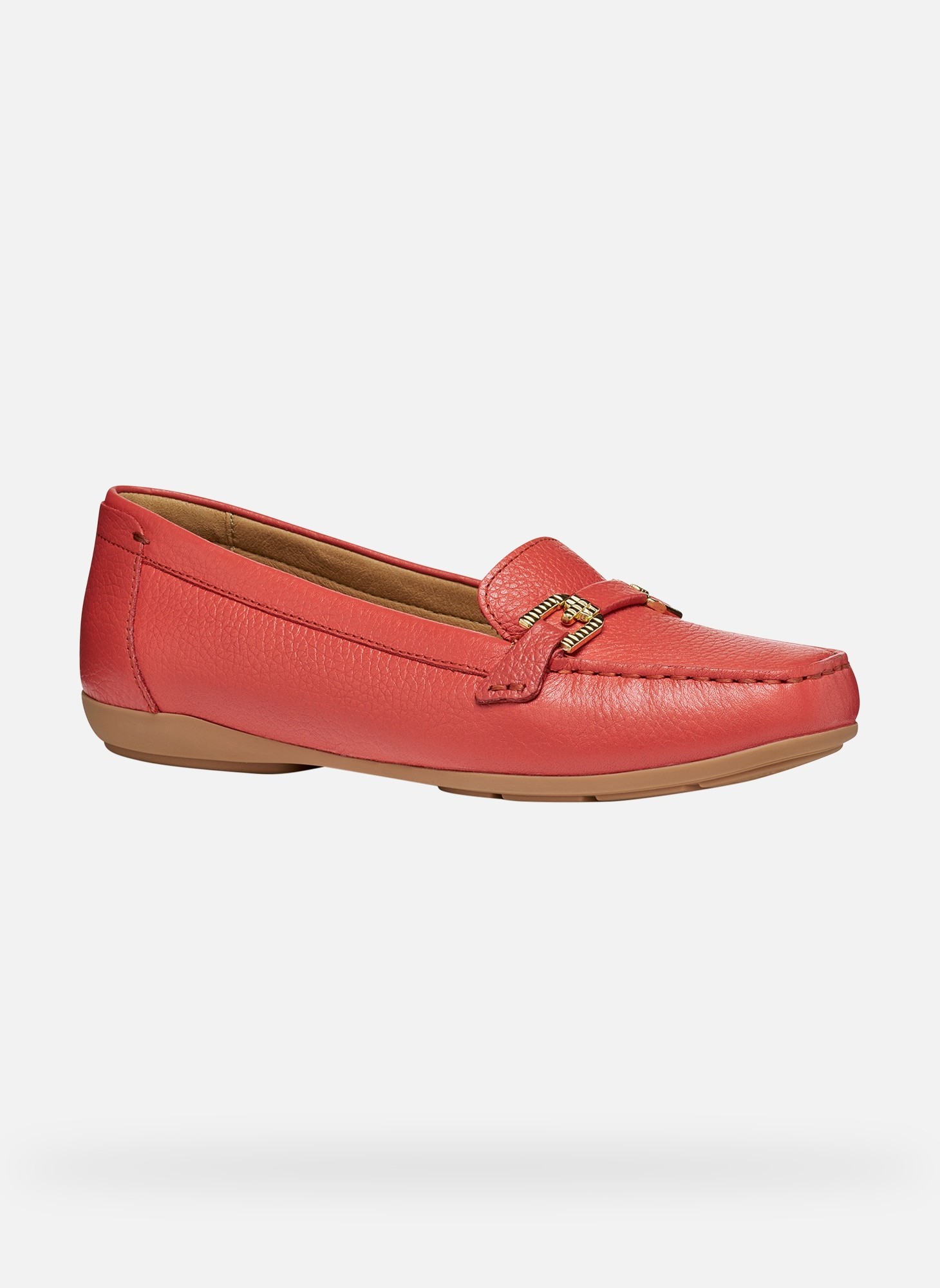Mocassins ANNYTAH MOC WOMAN femme rouge Geox Mocassins ANNYTAH MOC WOMAN femme rouge Rouge
