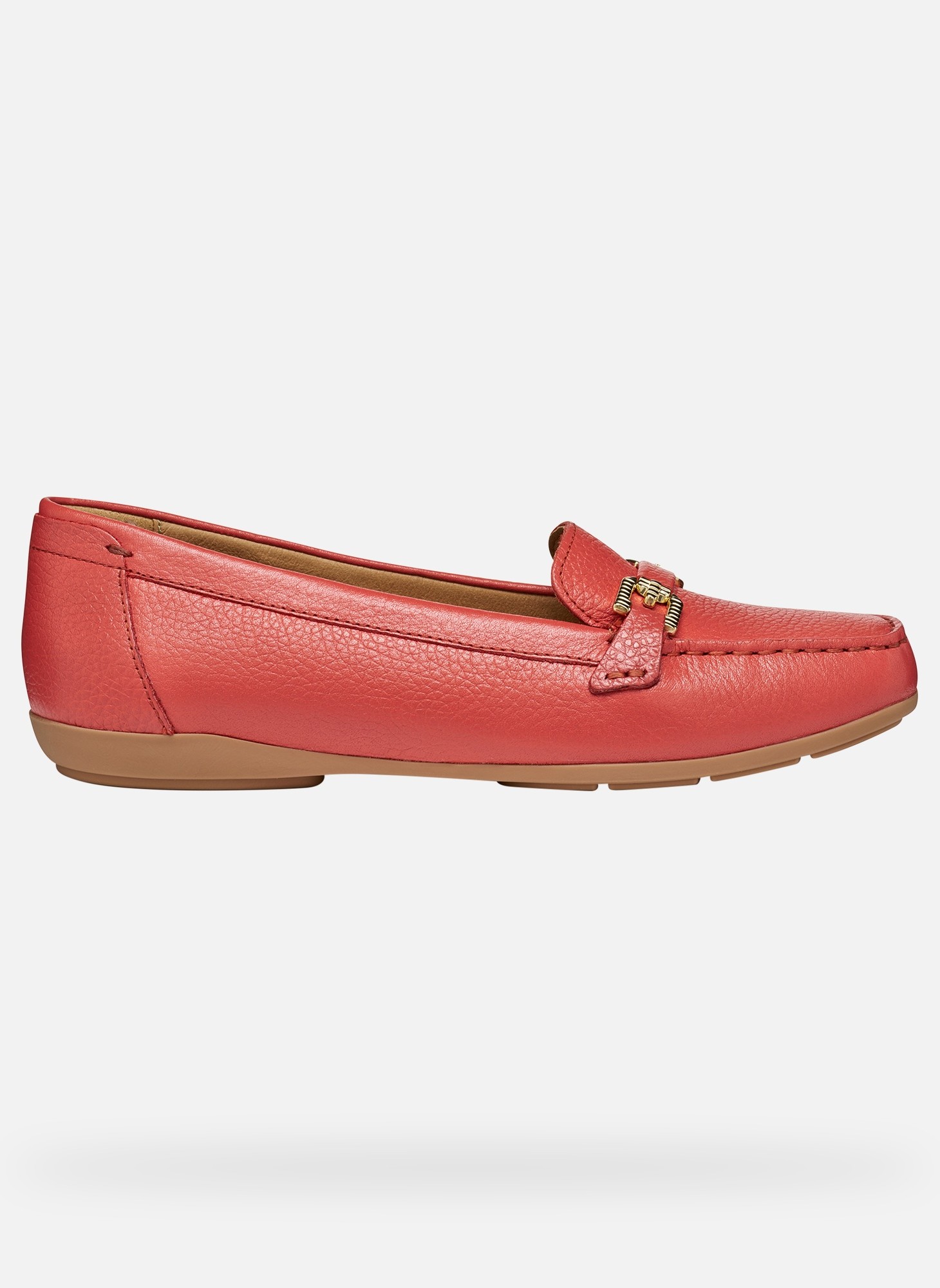 Mocassins ANNYTAH MOC WOMAN femme rouge Geox Mocassins ANNYTAH MOC WOMAN femme rouge Rouge