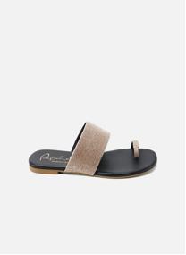 Sandales Sandales 2881AL-CRISTAL-PLANCHA-MONROBIA Rosa femme rose