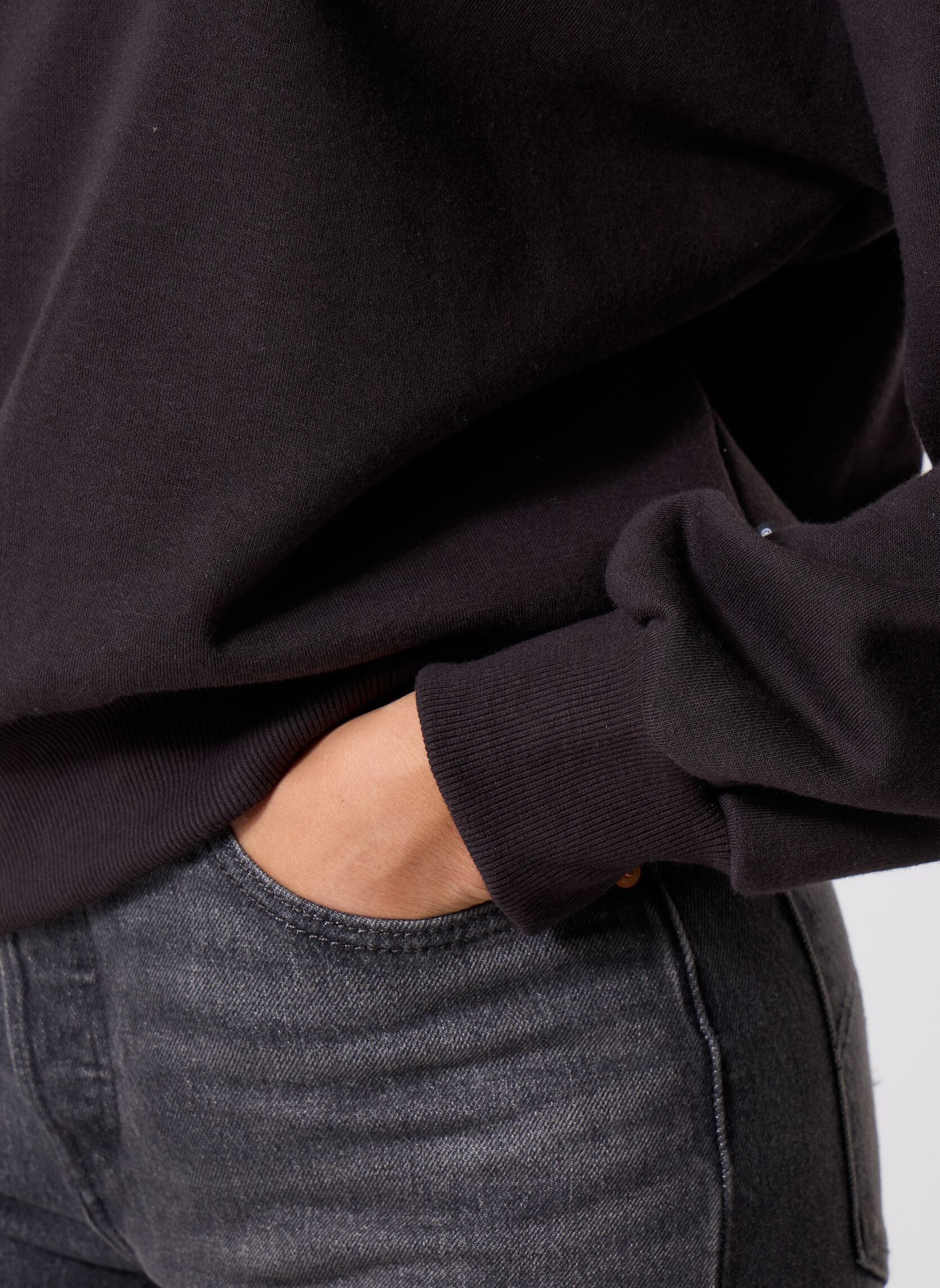 Sweater Upworn Retro Crew dames zwart Vans Sweater Upworn Retro Crew dames zwart BLACK