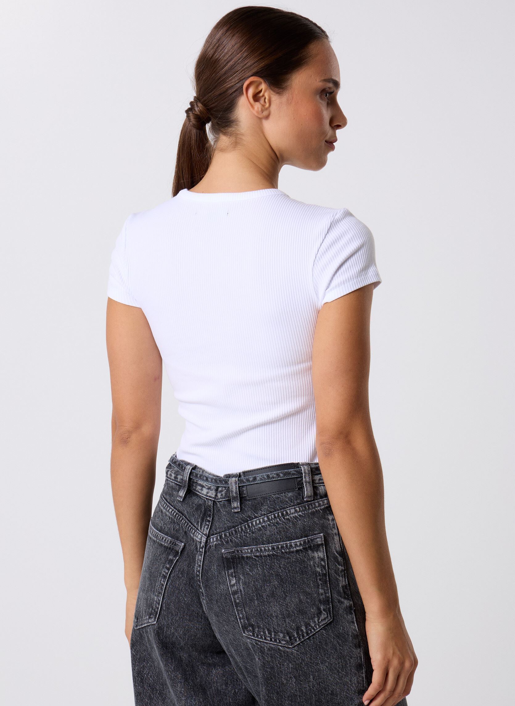 Tee-shirts manches courtes Cameron Tee femme blanc Vans Tee-shirts manches courtes Cameron Tee femme blanc WHITE