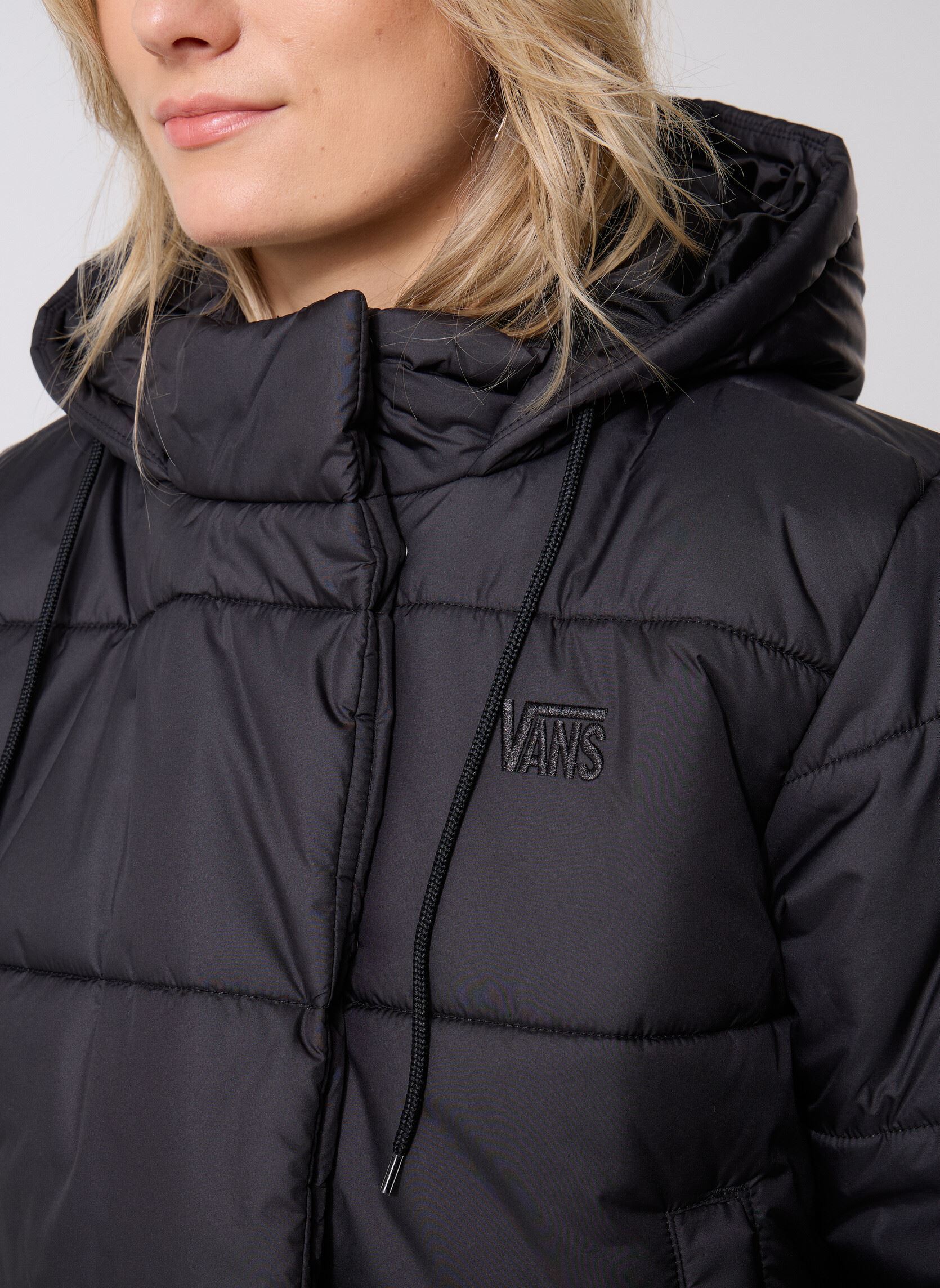 Daunenjacken Hillgate Cropped Puffer damen schwarz Vans Daunenjacken Hillgate Cropped Puffer damen schwarz BLACK