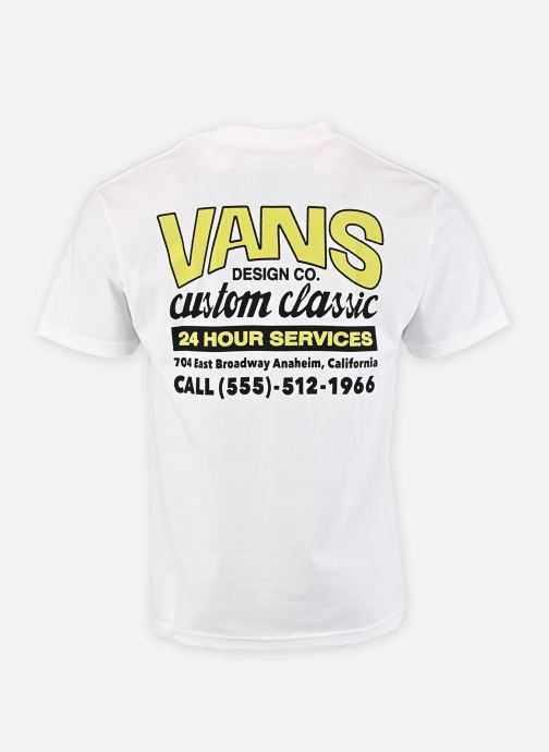 Vêtements Shop Front SS White/Sunny Yellow VN000M60FLB1 pour Accessoires - Vans - Modalova