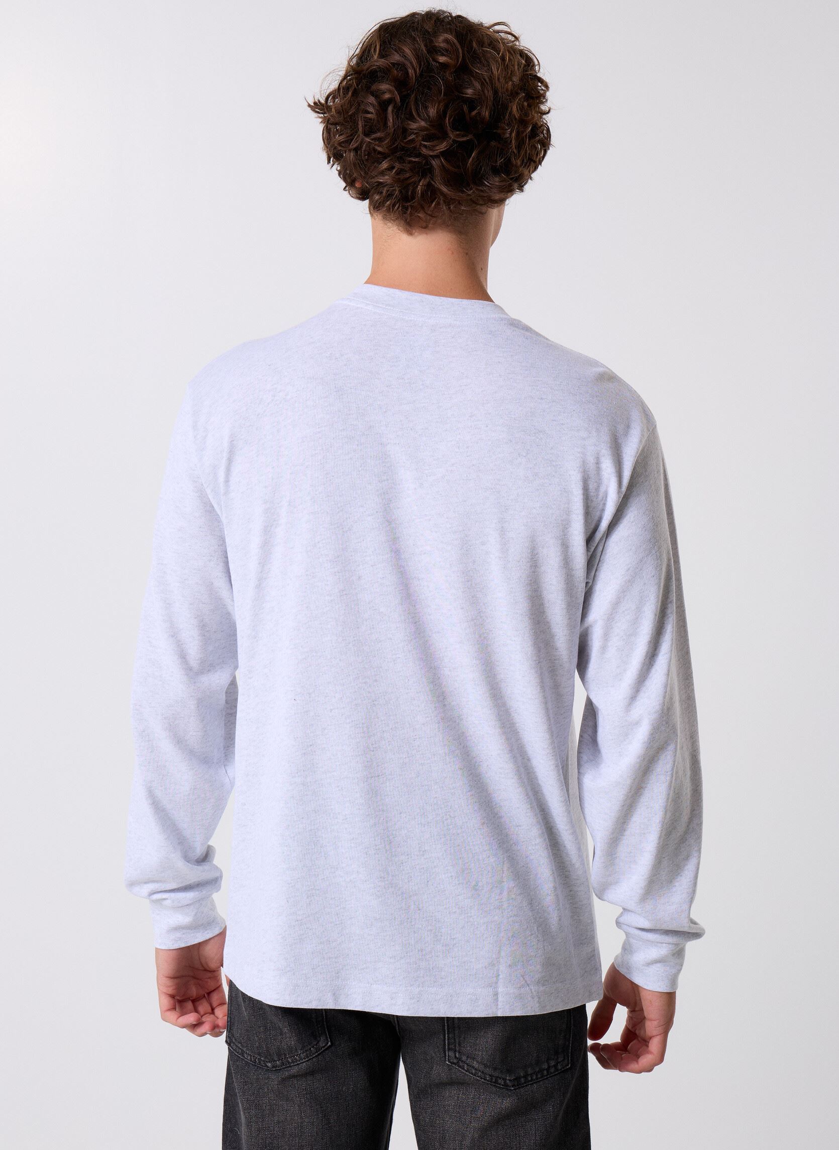 Sweats LEFT CHEST II LOOSE LS Light Grey Heathe homme gris Vans Sweats LEFT CHEST II LOOSE LS Light Grey Heathe homme gris LIGHT GREY HEATHER