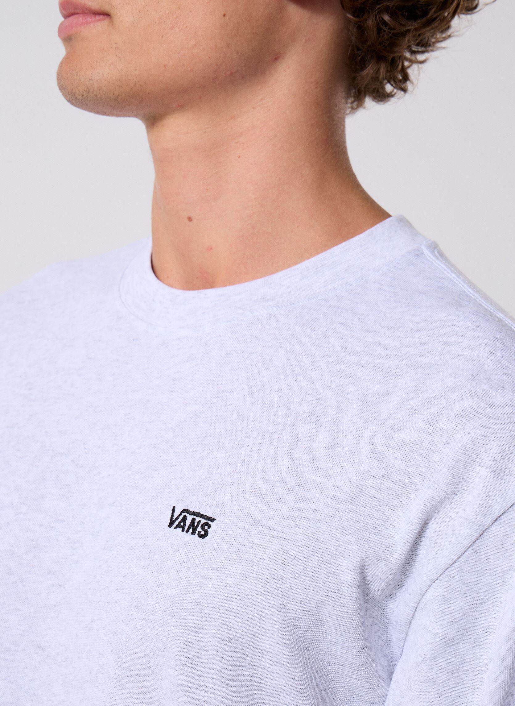 Sweats LEFT CHEST II LOOSE LS Light Grey Heathe homme gris Vans Sweats LEFT CHEST II LOOSE LS Light Grey Heathe homme gris LIGHT GREY HEATHER