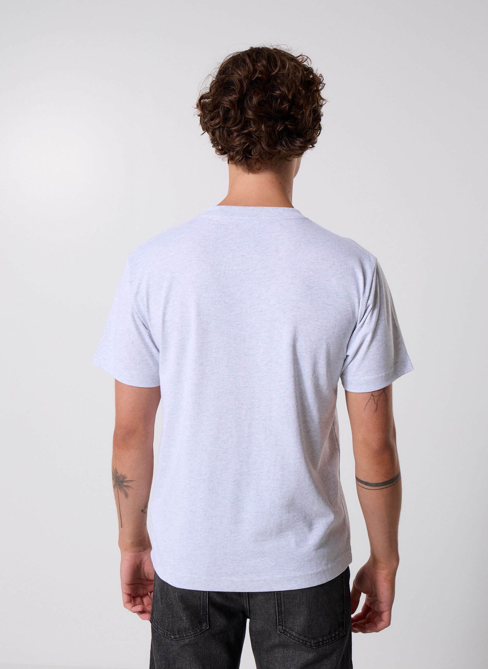 Tee-shirts manches courtes LEFT CHEST SS Light Grey Heather VN000R9 homme gris Vans Tee-shirts manches courtes LEFT CHEST SS Light Grey Heather VN000R9 homme gris LIGHT GREY HEATHER