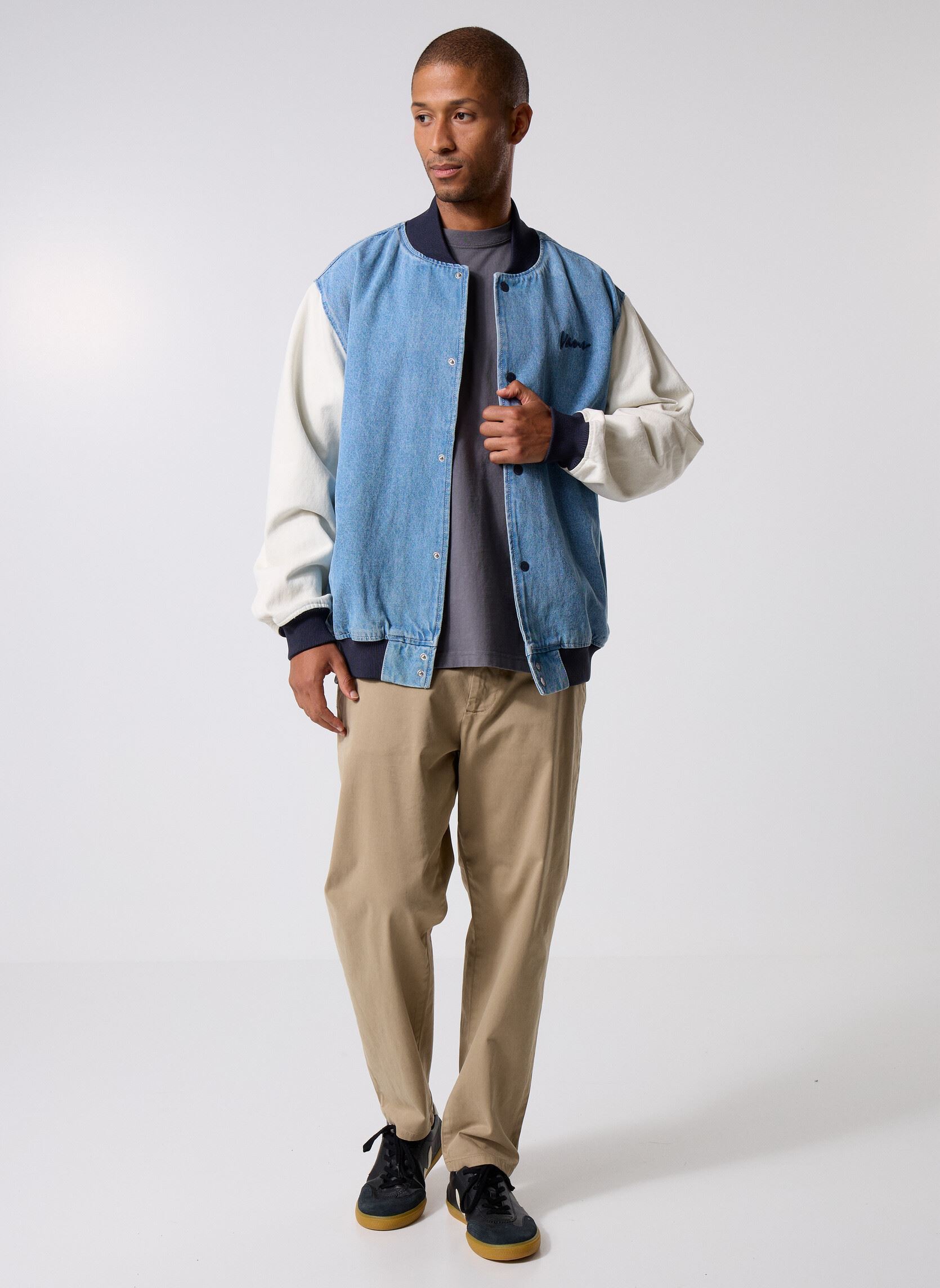 Blousons Denim Baseball Jacket STONEWASH/BLUE VN0 homme bleu Vans Blousons Denim Baseball Jacket STONEWASH/BLUE VN0 homme bleu STONEWASH/BLUE