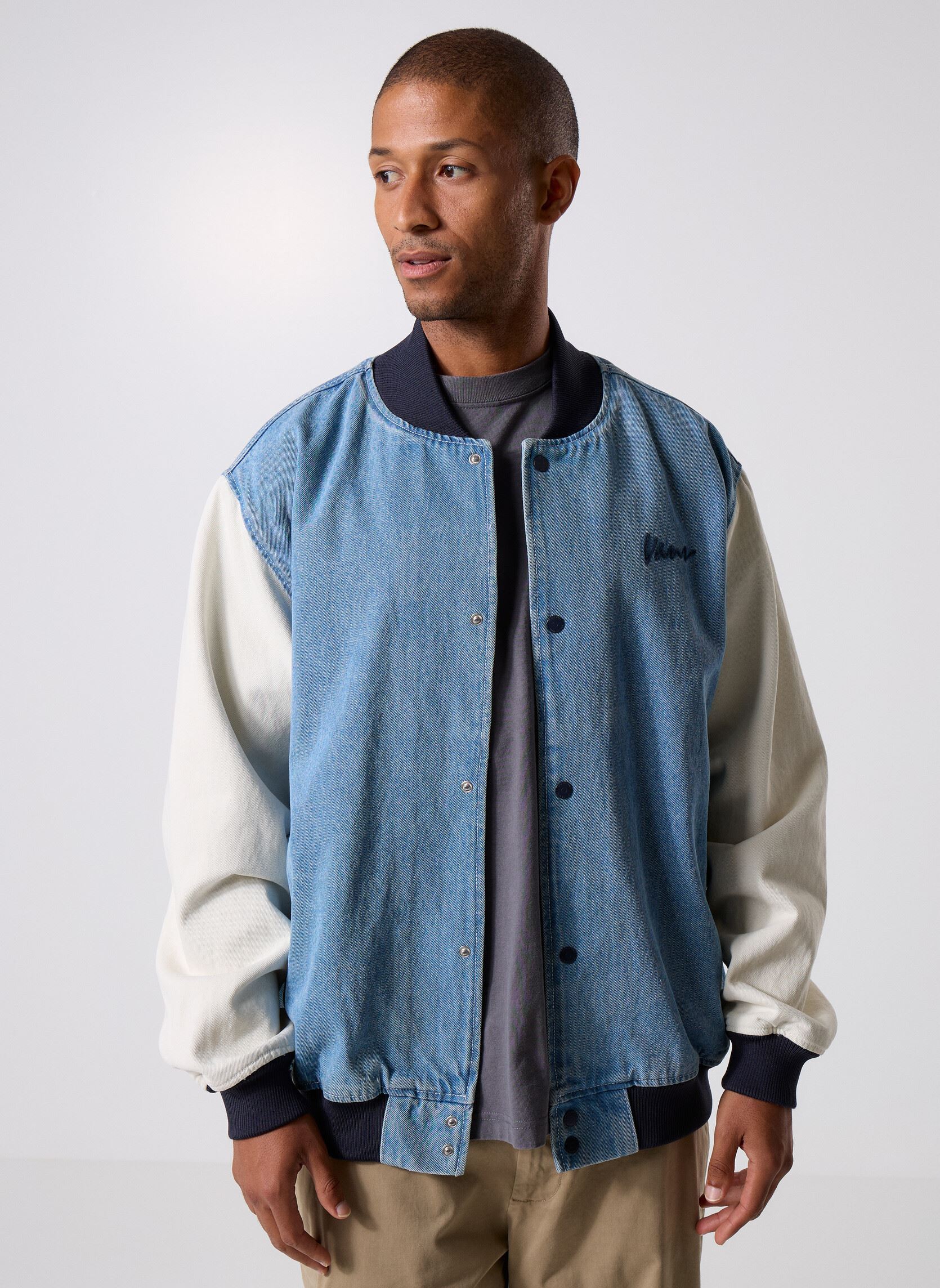 Vêtements Vans Baseball Jacket STONEWASH VN000P7ECDX1 pour Accessoires