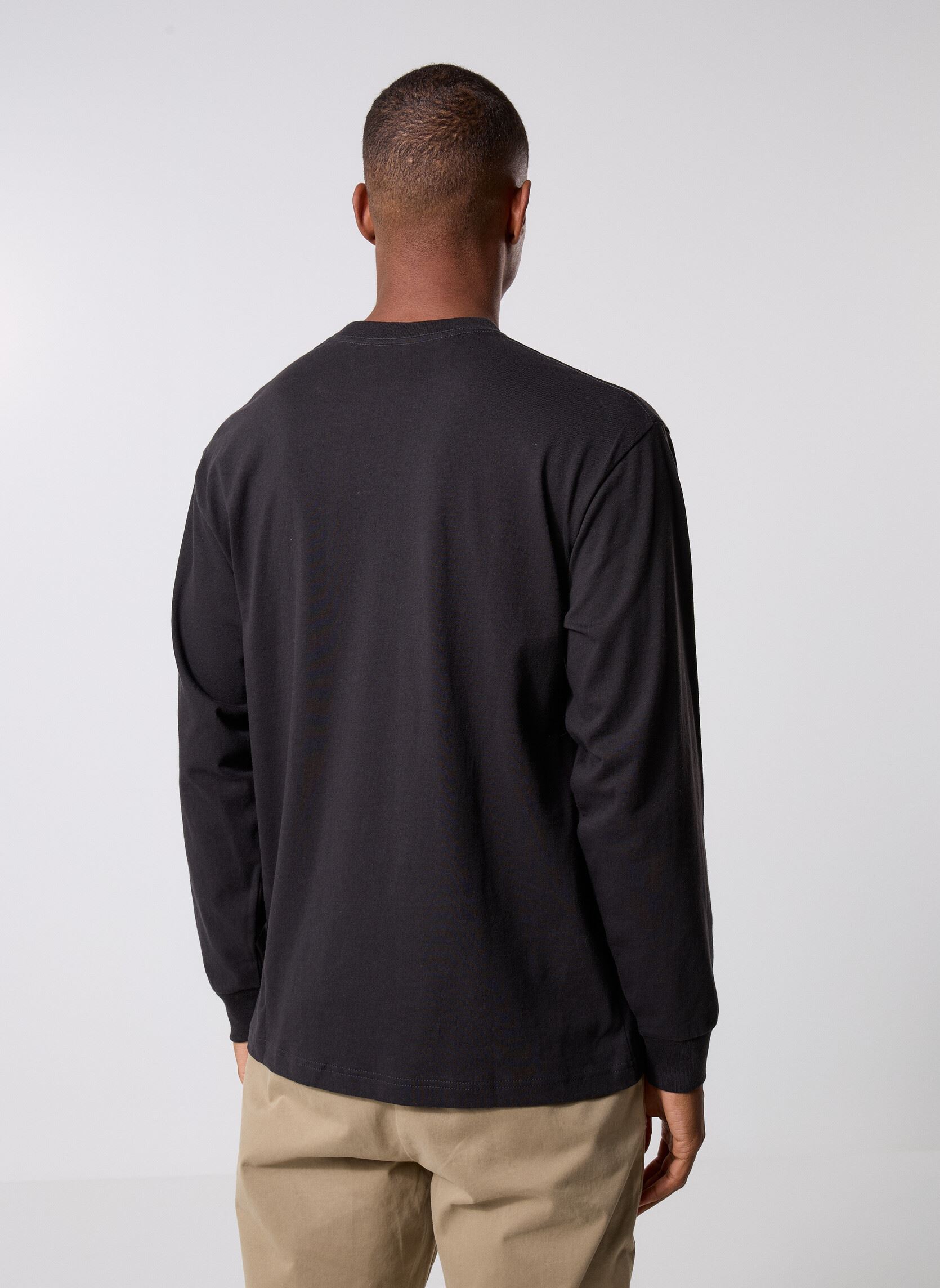 Sweats Original Standards Blocked Box LS BLACK/ homme noir Vans Sweats Original Standards Blocked Box LS BLACK/ homme noir BLACK/DRIZZLE