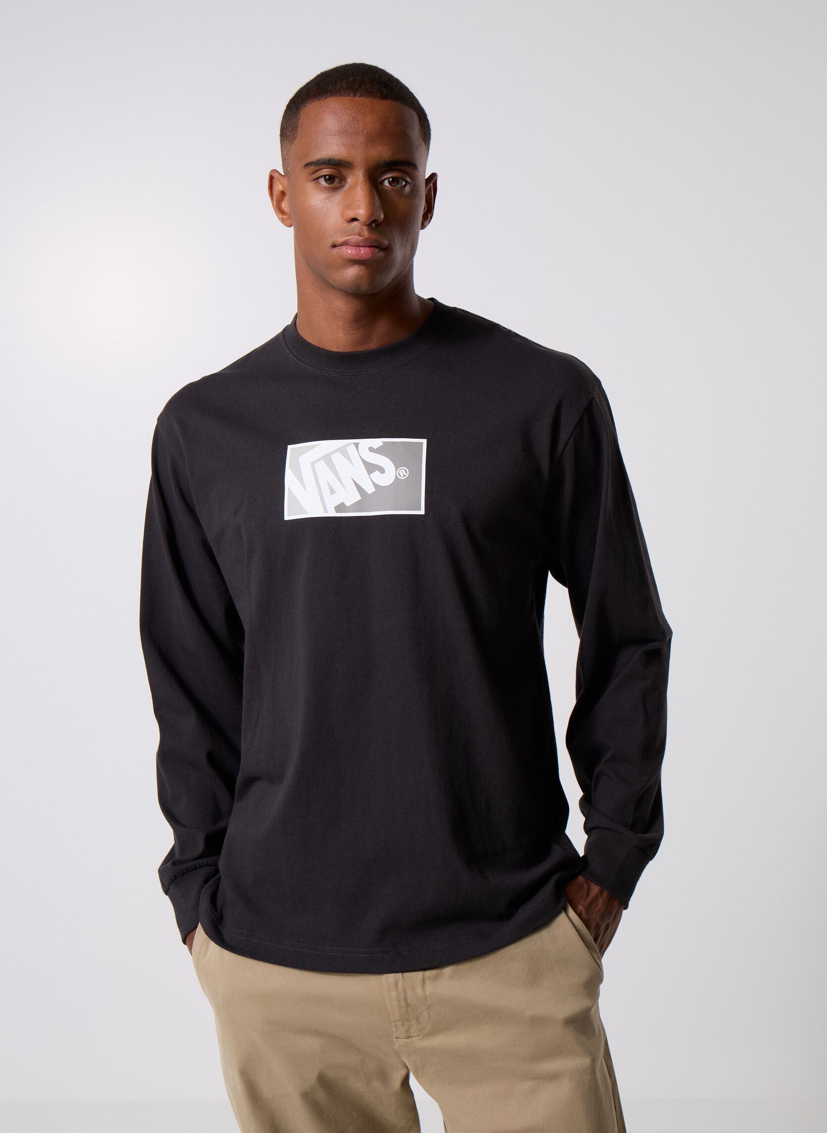 Vêtements Vans Original Standards Blocked Box LS DRIZZLE VN000PFF2B61 pour Accessoires - vue 1