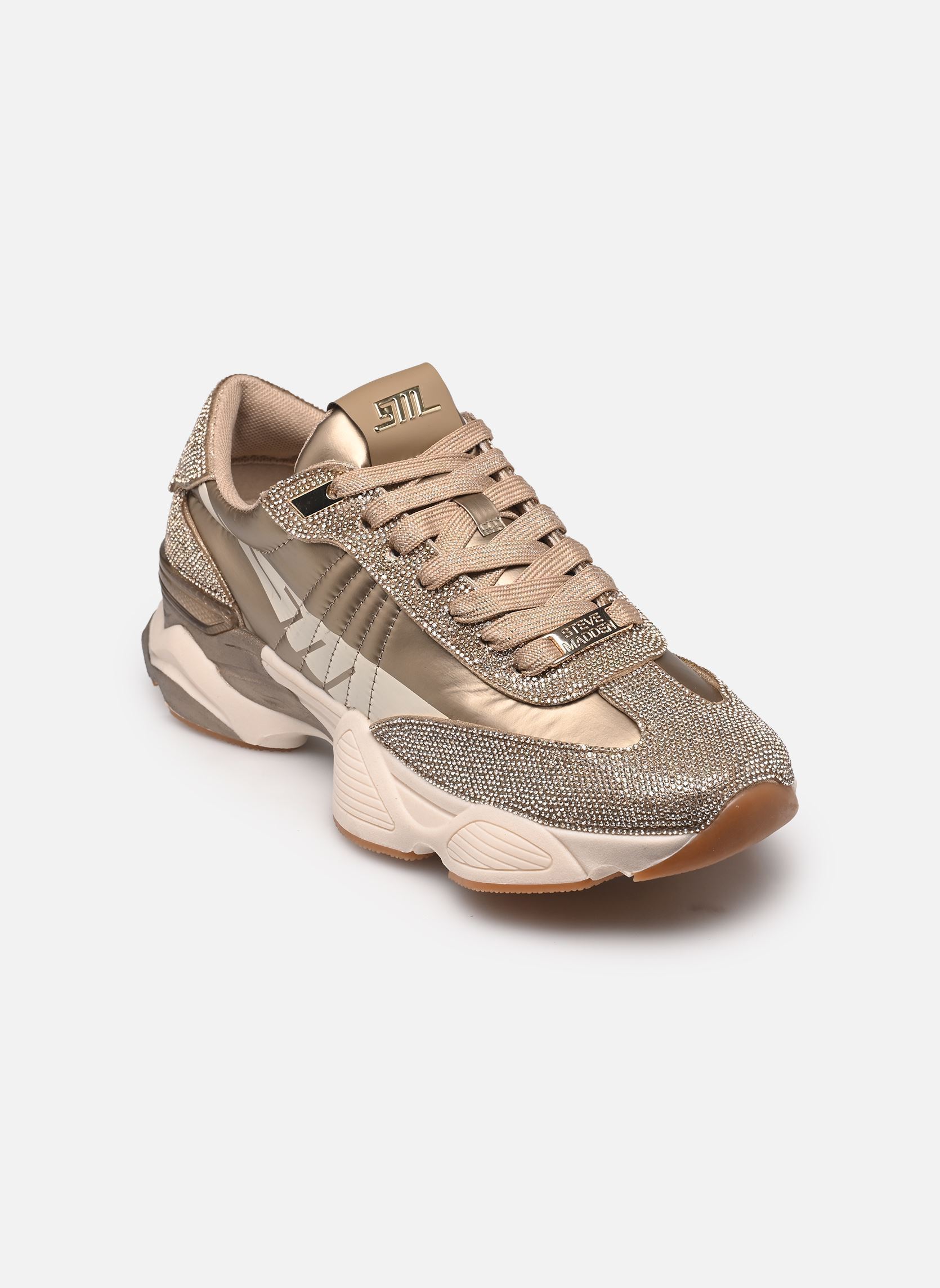 Baskets basses Setback-R femme or et bronze Steve Madden Baskets basses Setback-R femme or et bronze Gold