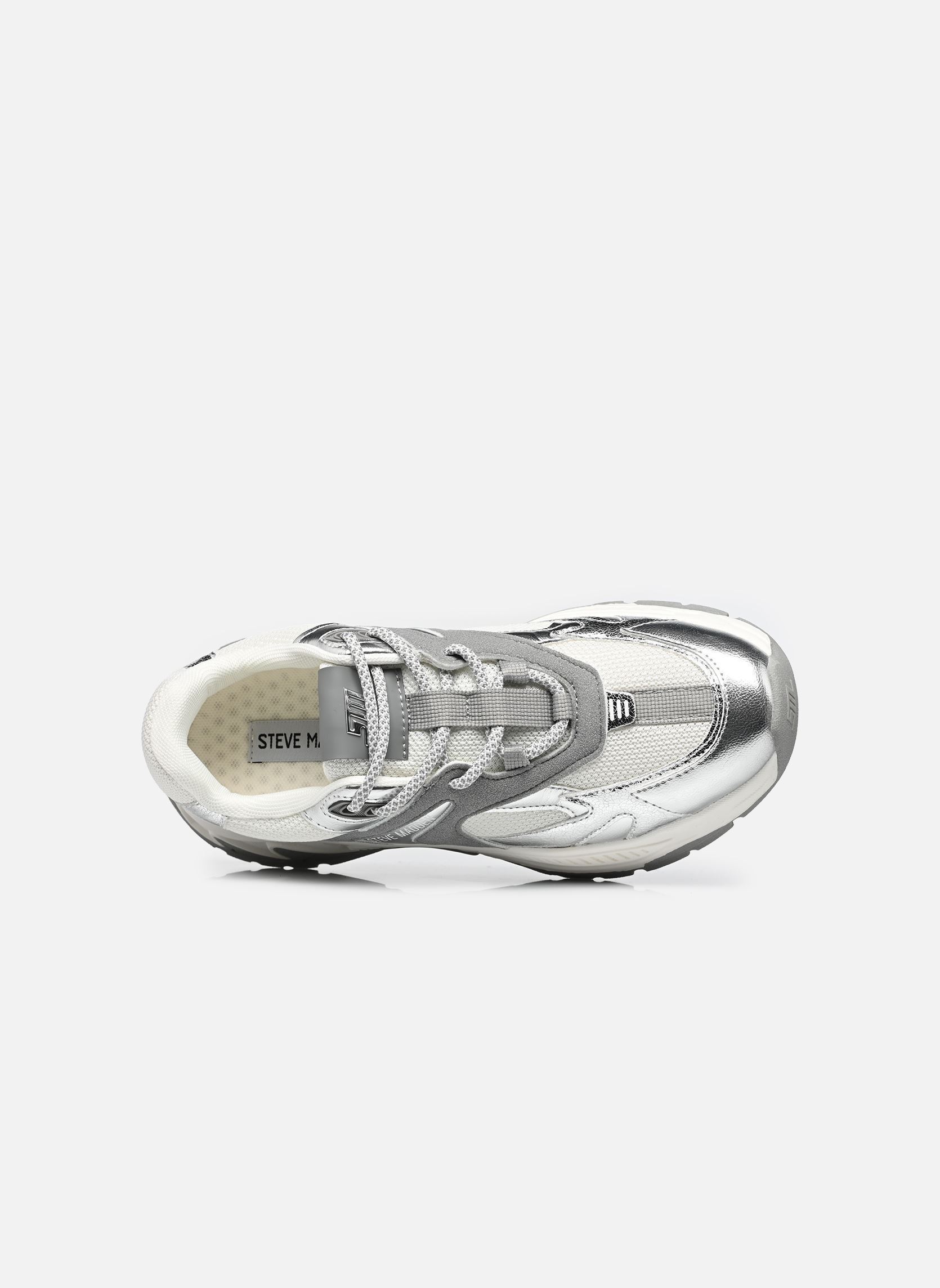 Baskets Ample femme argent Steve Madden Baskets Ample femme argent SILVER/WHT