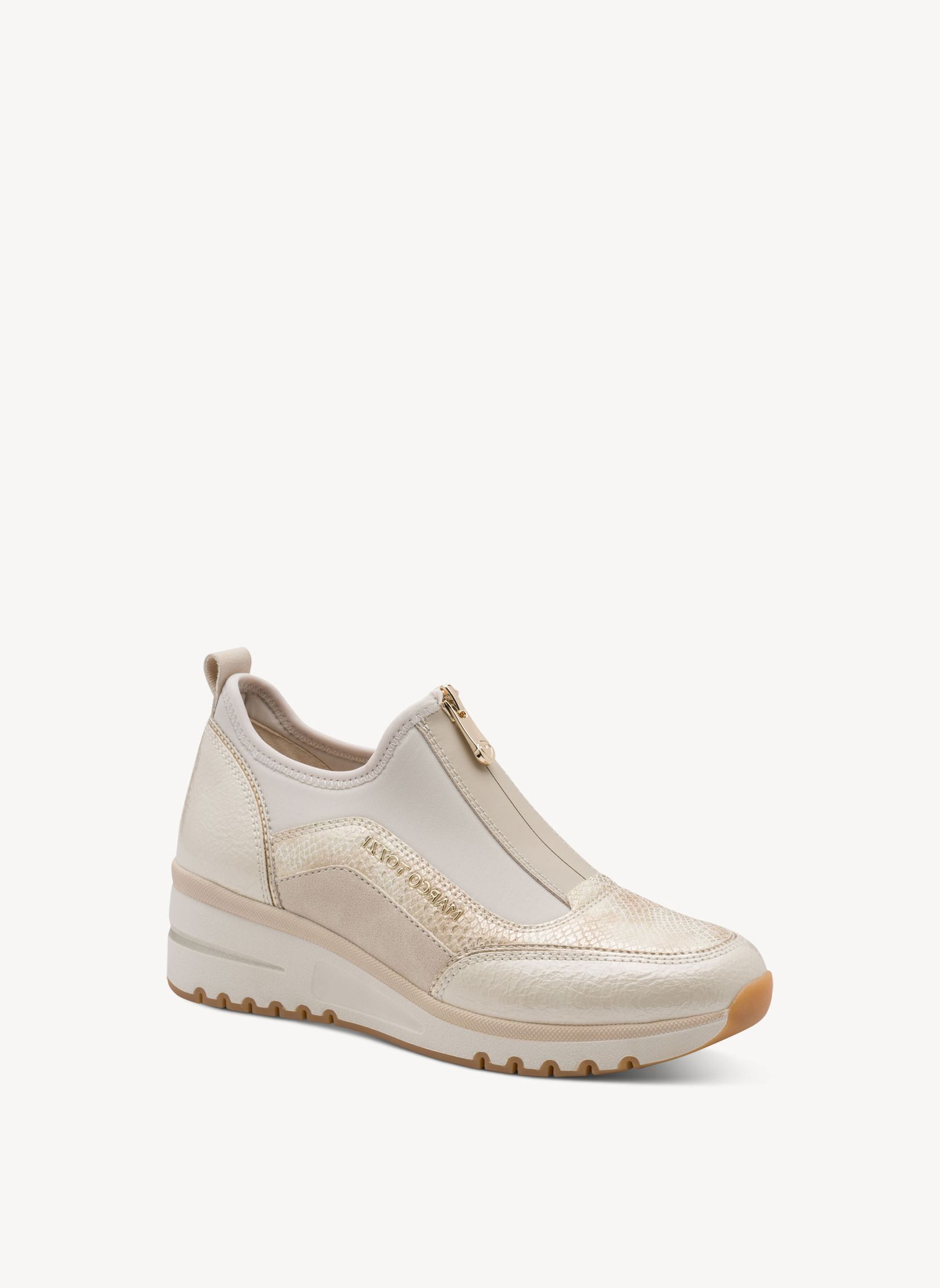Baskets basses 2-24780-45 femme beige Marco Tozzi Baskets basses 2-24780-45 femme beige Crème