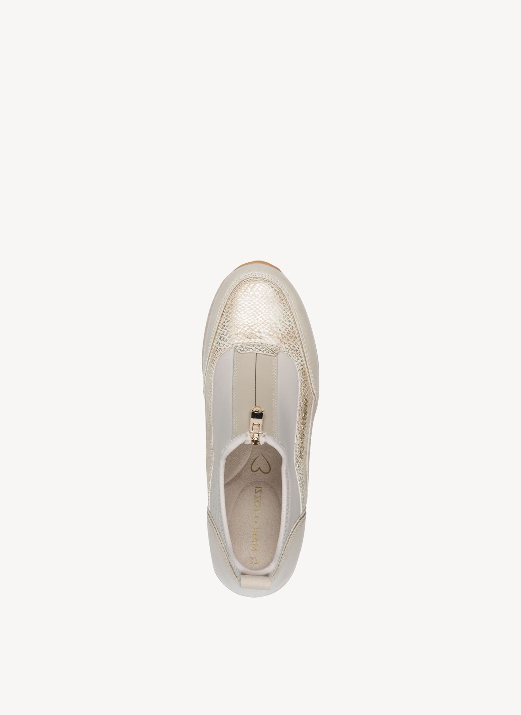Baskets basses 2-24780-45 femme beige Marco Tozzi Baskets basses 2-24780-45 femme beige Crème