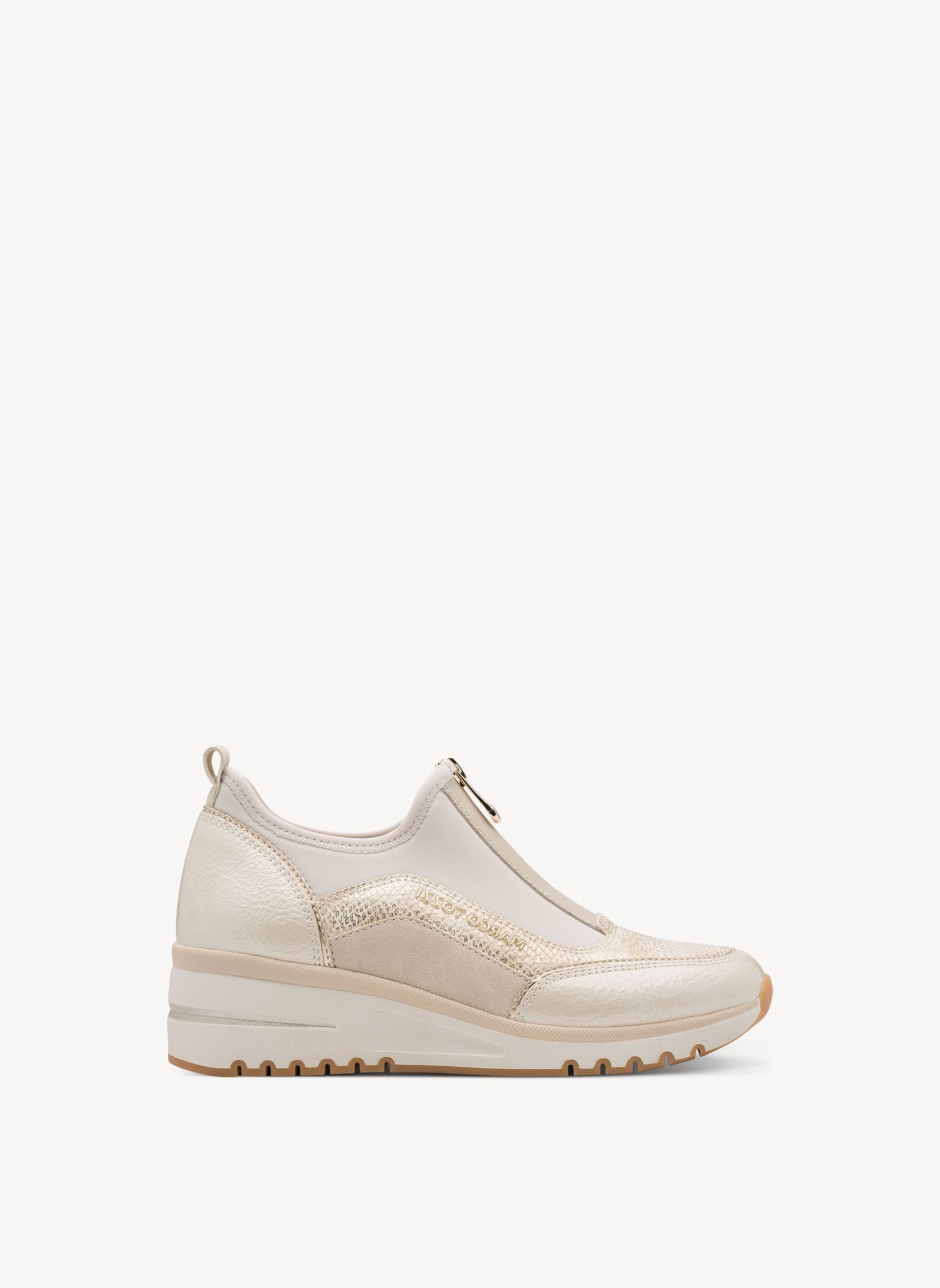 Baskets basses 2-24780-45 femme beige Marco Tozzi Baskets basses 2-24780-45 femme beige Crème
