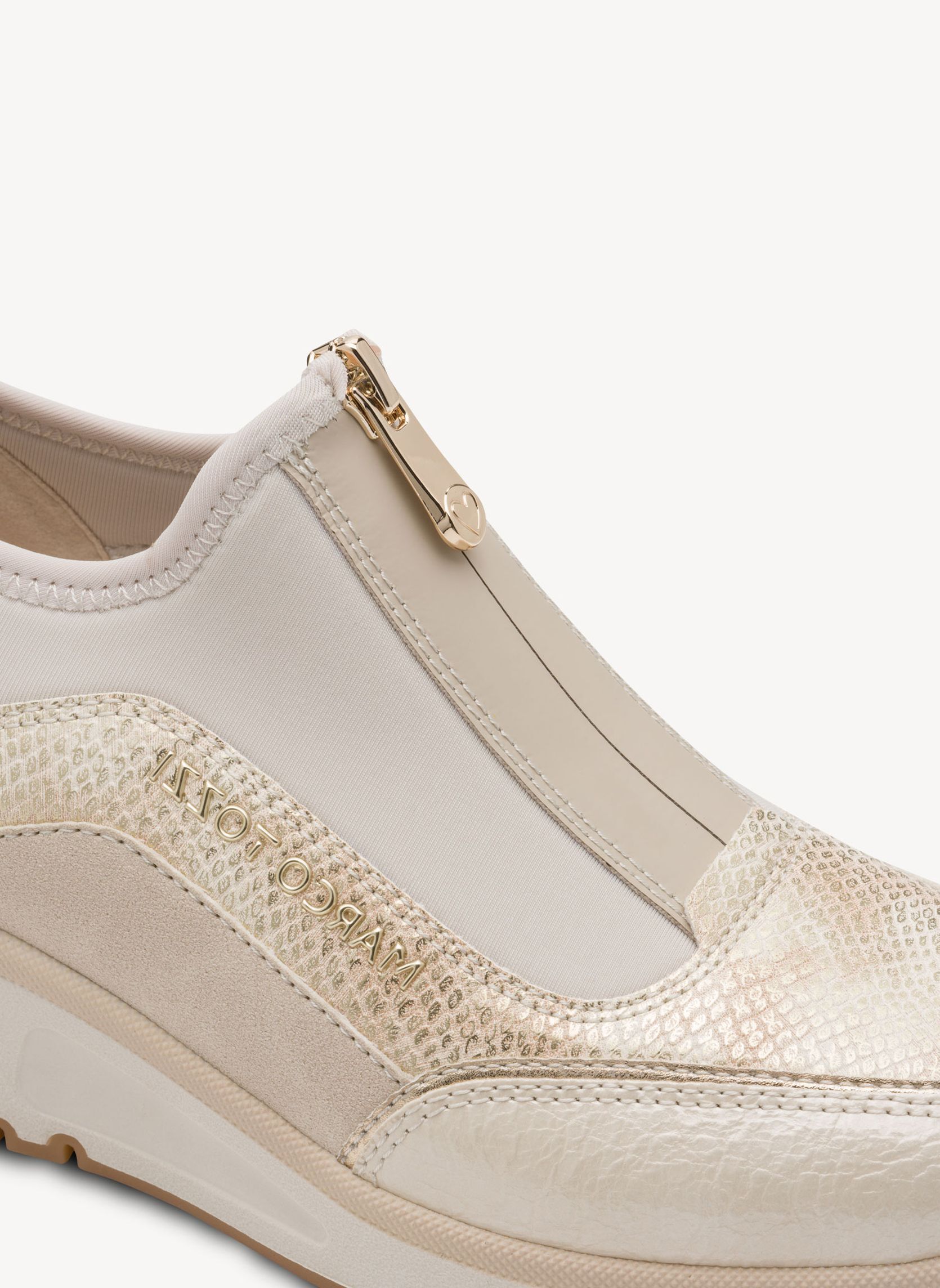 Baskets basses 2-24780-45 femme beige Marco Tozzi Baskets basses 2-24780-45 femme beige Crème