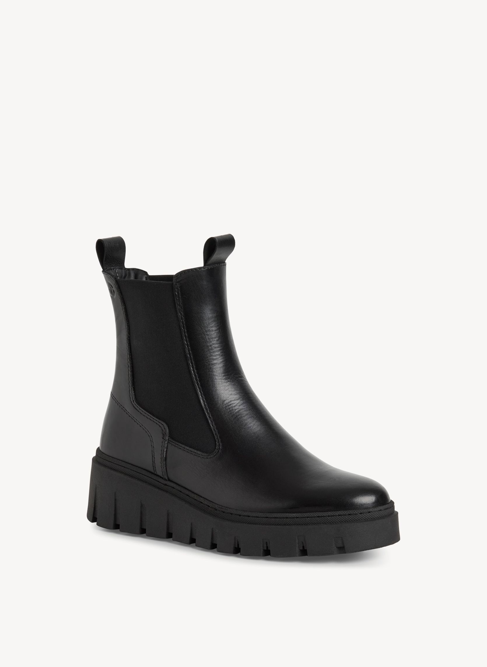 Tamaris Femme Bottines 1-25489-43 - Cuir Confortable Bout Rond Et Talon Plat