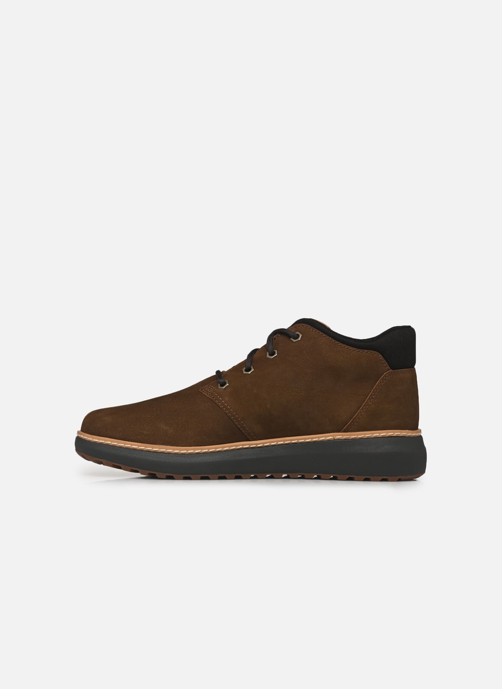 Botines y botas Hudson Road Mid Lace Up Chukka hombre marrón Timberland Botines y botas Hudson Road Mid Lace Up Chukka hombre marrón DARK BROWN NUBUCK
