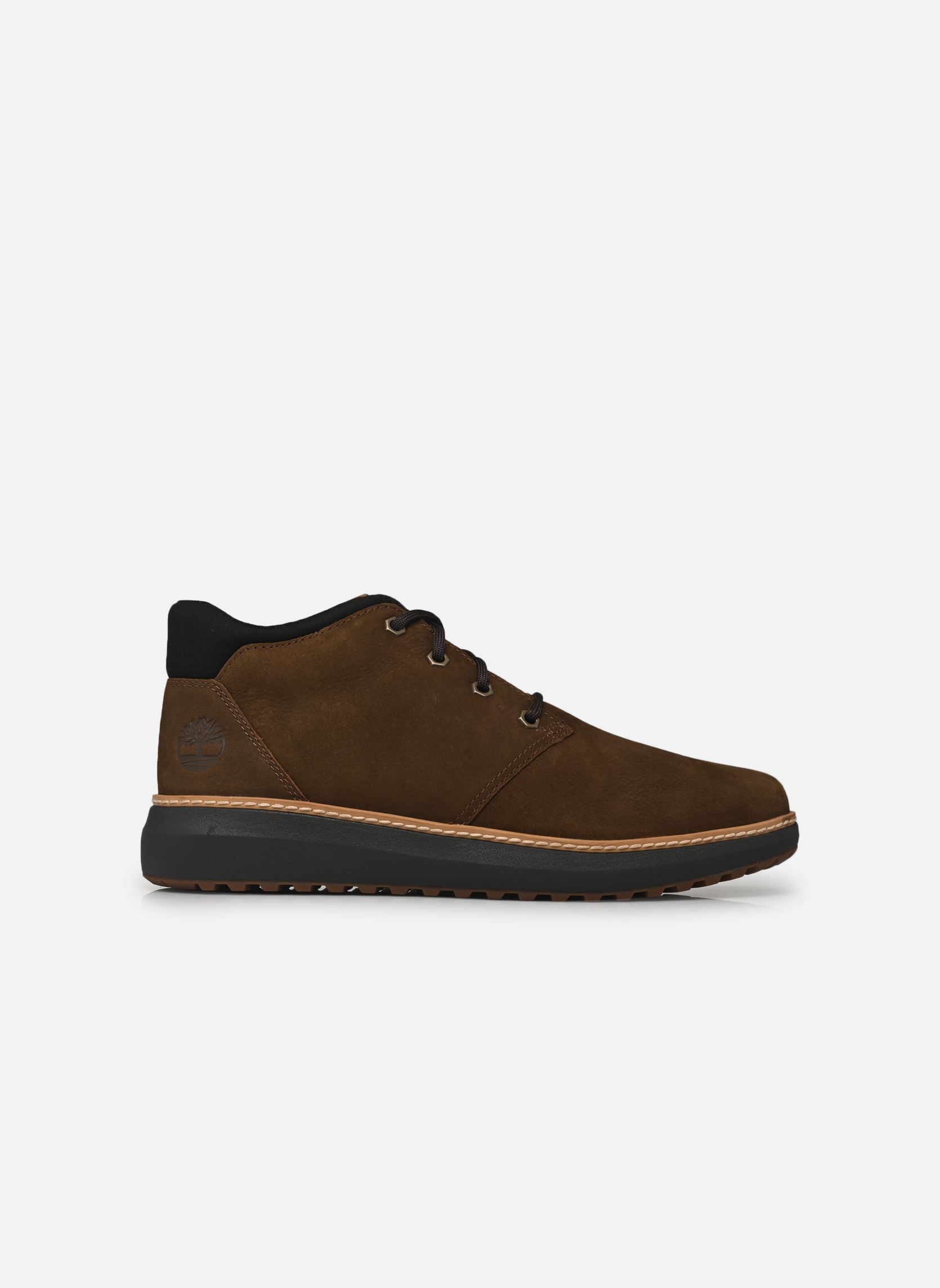 Botines y botas Hudson Road Mid Lace Up Chukka hombre marrón Timberland Botines y botas Hudson Road Mid Lace Up Chukka hombre marrón DARK BROWN NUBUCK