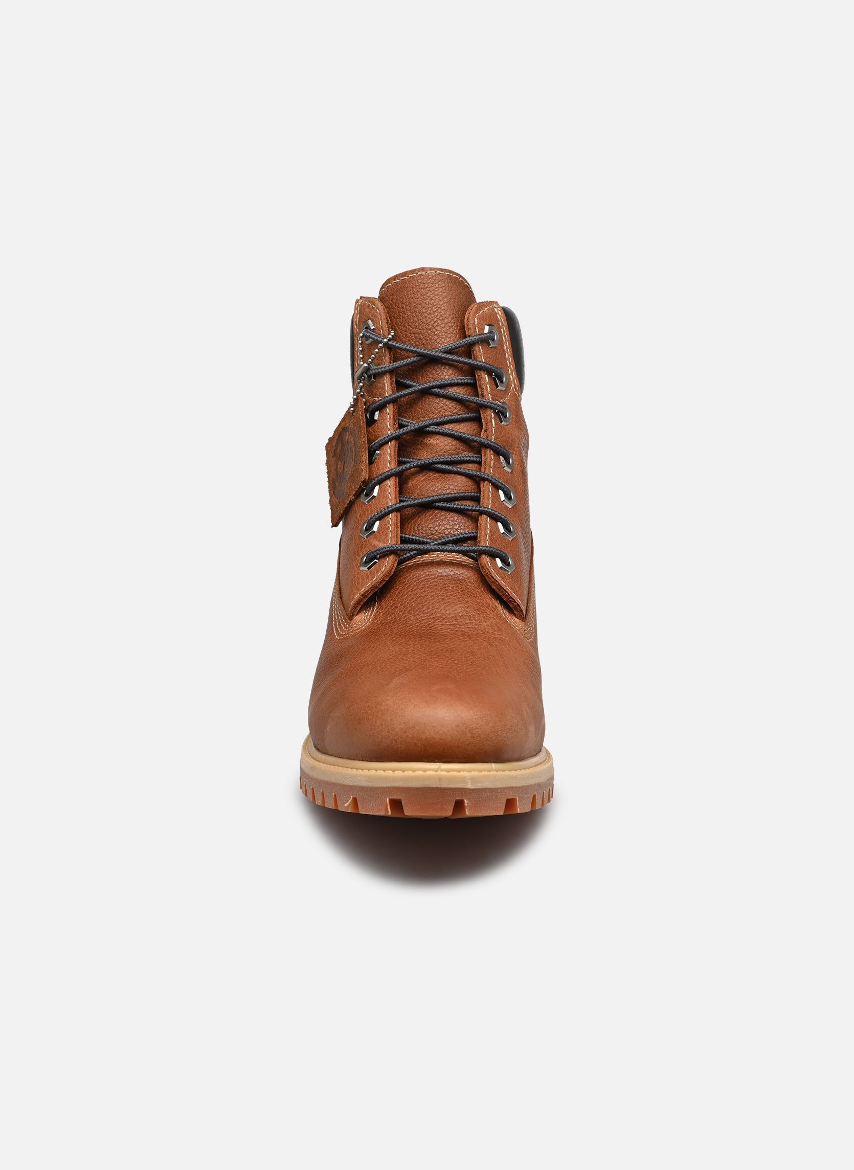Veterlaarsjes PREM 6 IN LACE WATERPROOF BOOT heren bruin Timberland Veterlaarsjes PREM 6 IN LACE WATERPROOF BOOT heren bruin RUST FULL GRAIN W DK GRAY