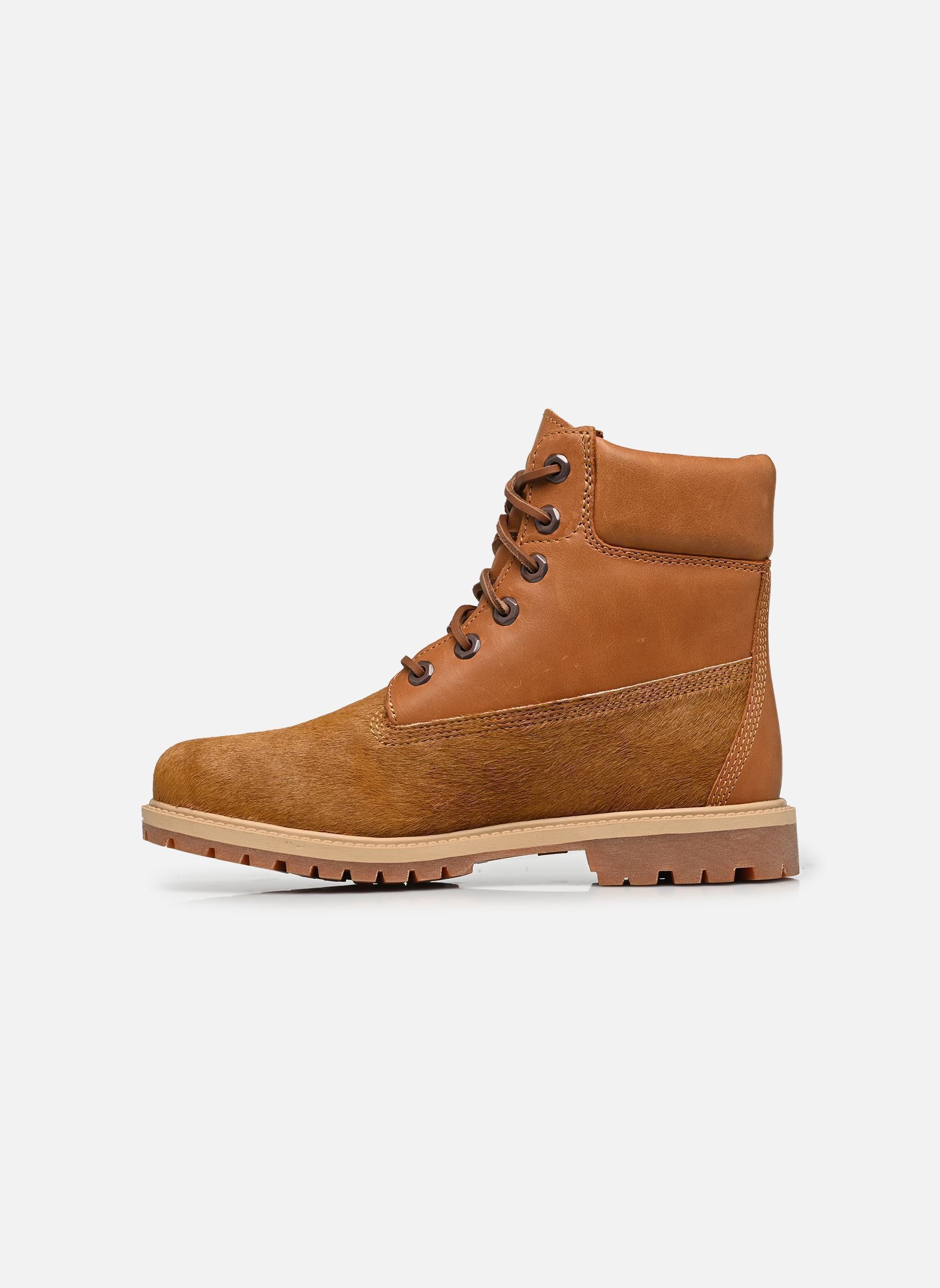 Bottines à lacets Timberland Premium 6 INCH LACE UP BOOT femme marron Timberland Bottines à lacets Timberland Premium 6 INCH LACE UP BOOT femme marron BROWN HAIR ON