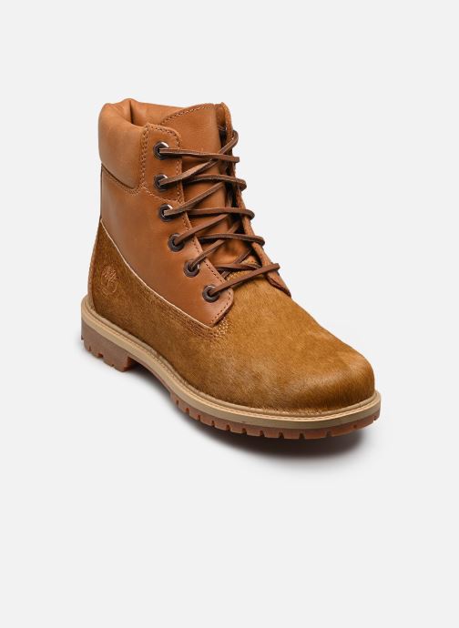 Timberland Bottines à lacets Timberland Premium 6 INCH LACE UP BOOT femme marron