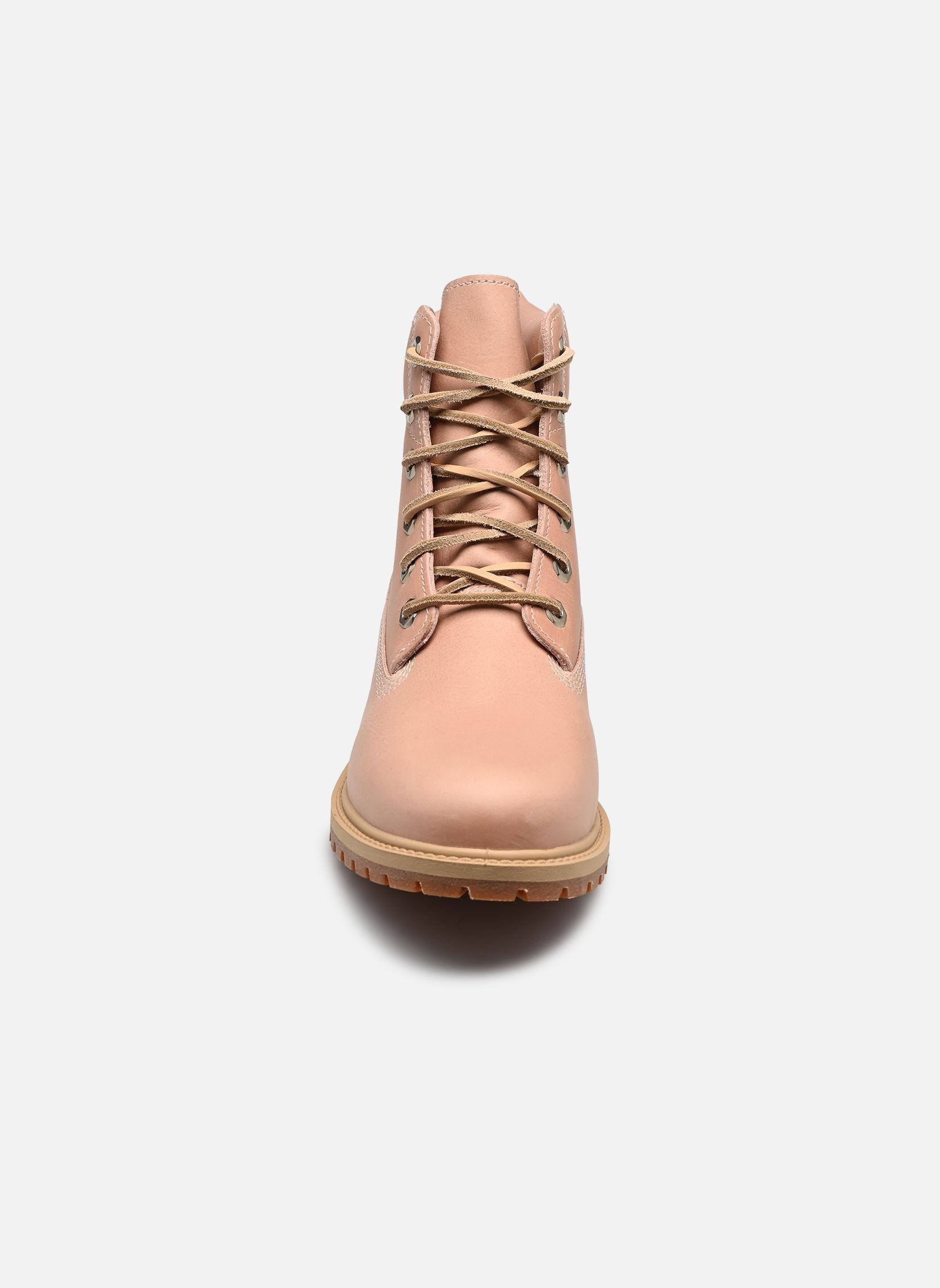 Bottines à lacets Timberland Premium 6 INCH LACE UP BOOT femme rose Timberland Bottines à lacets Timberland Premium 6 INCH LACE UP BOOT femme rose PINK FULL GRAIN