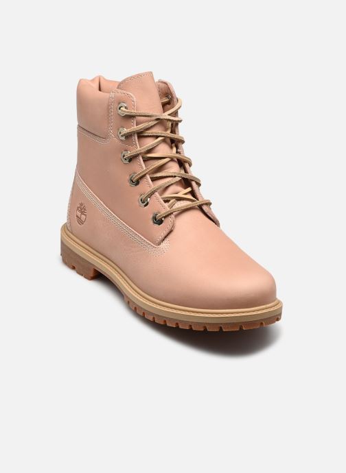 Timberland Bottines à lacets Timberland Premium 6 INCH LACE UP BOOT femme rose